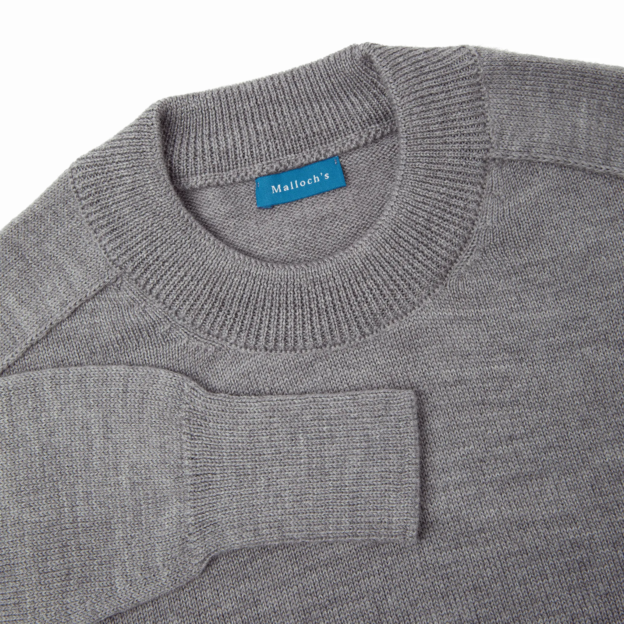 Flannel Grey Easton Merino Crew Neck Sweater sold by Malloch’s product image thumbnail 2