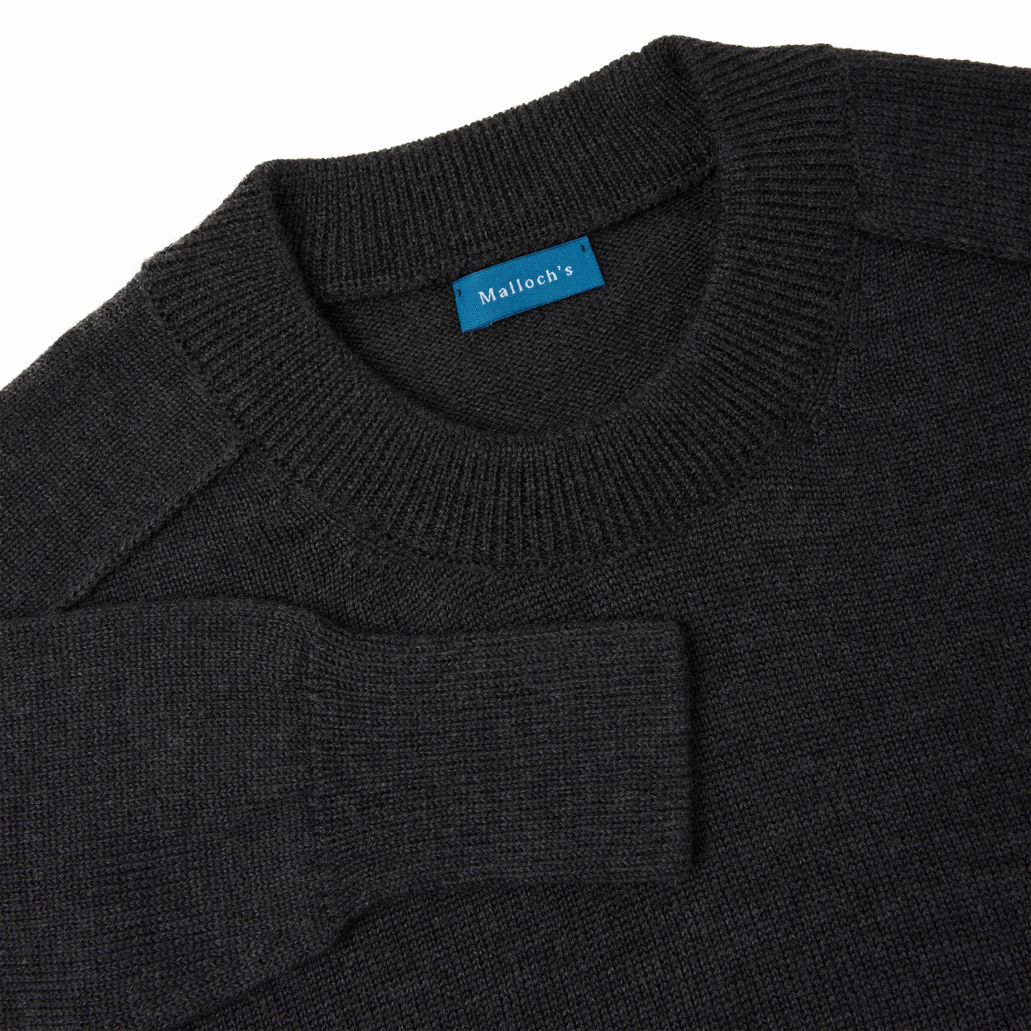 Charcoal Easton Merino Crew Neck Sweater sold by Malloch’s product image thumbnail 2