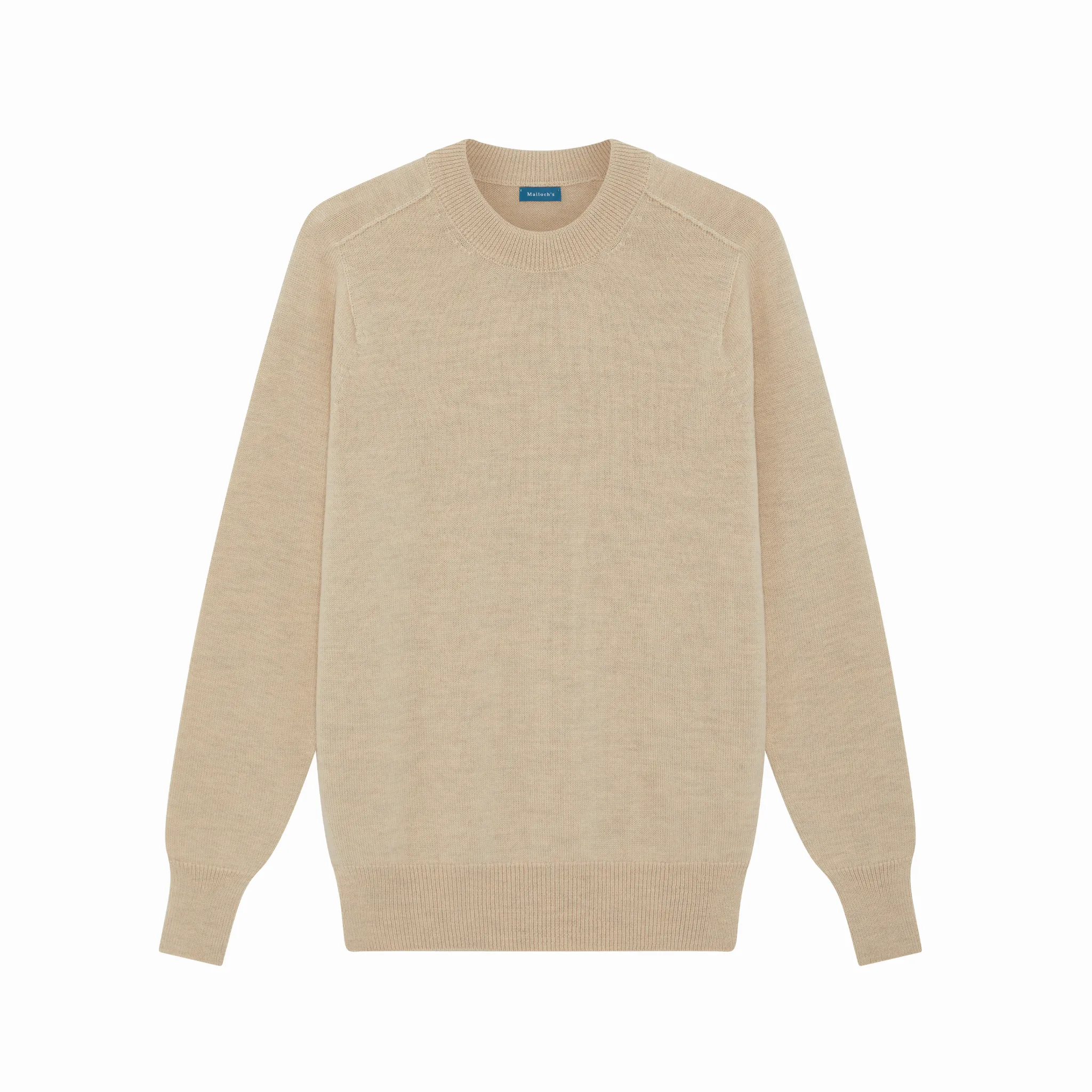 Natural Easton Merino Crew Neck Sweater sold by Malloch’s