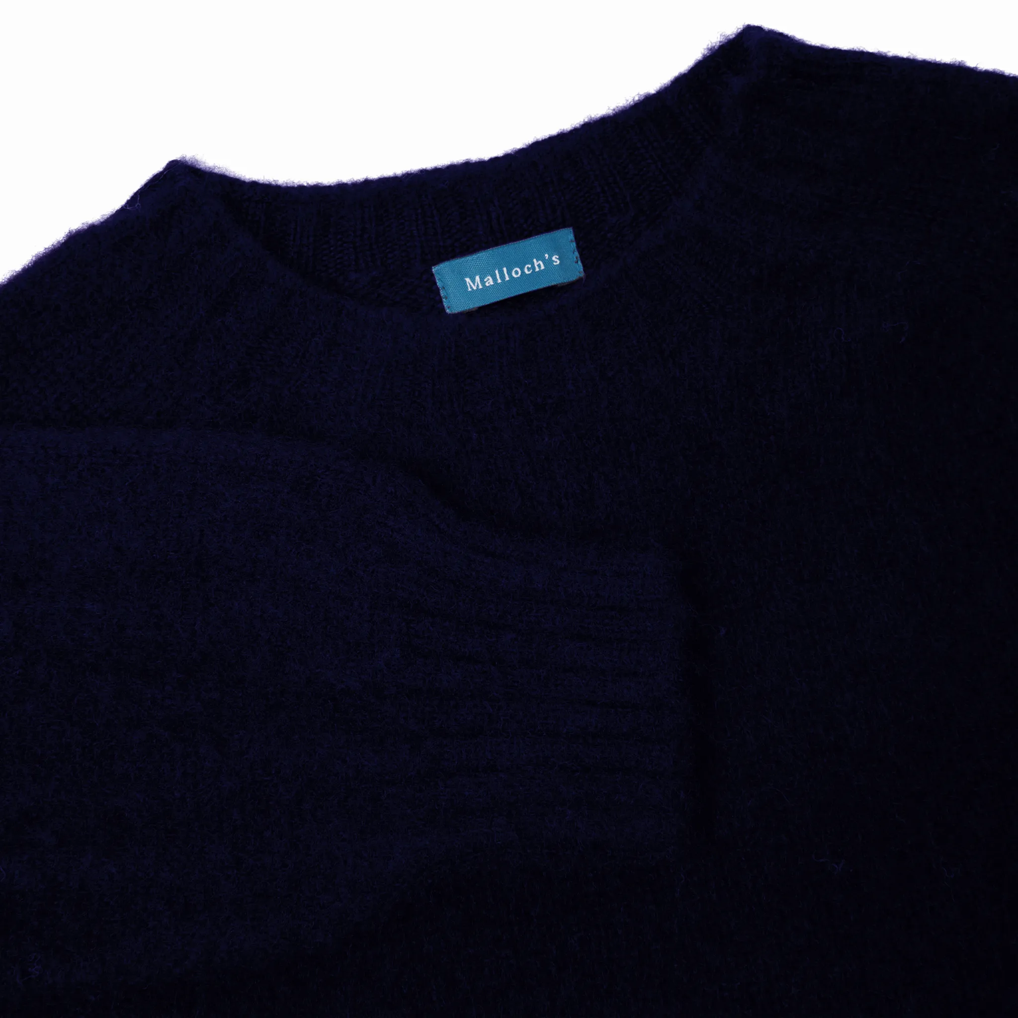 Navy Kelso "Shaggy Dog" Brushed Shetland Jumper sold by Malloch’s product image thumbnail 2