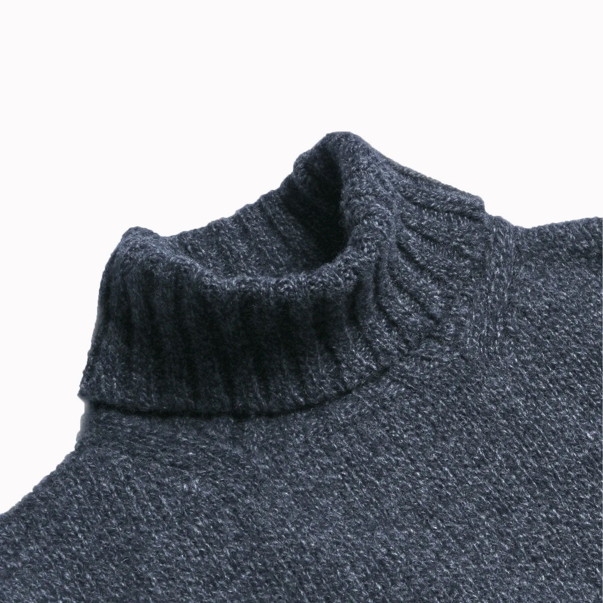 Mixed Navy Newman Lambswool Roll Neck Jumper sold by Malloch’s product image thumbnail 2