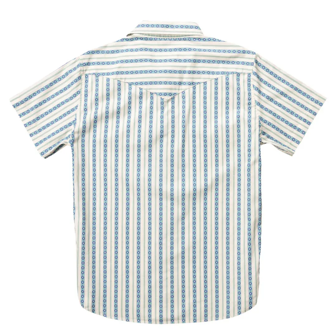 Serape Pearl Snap Short Sleeve | Teal | Sendero Provisions Co sold by Man Ready product image thumbnail 2