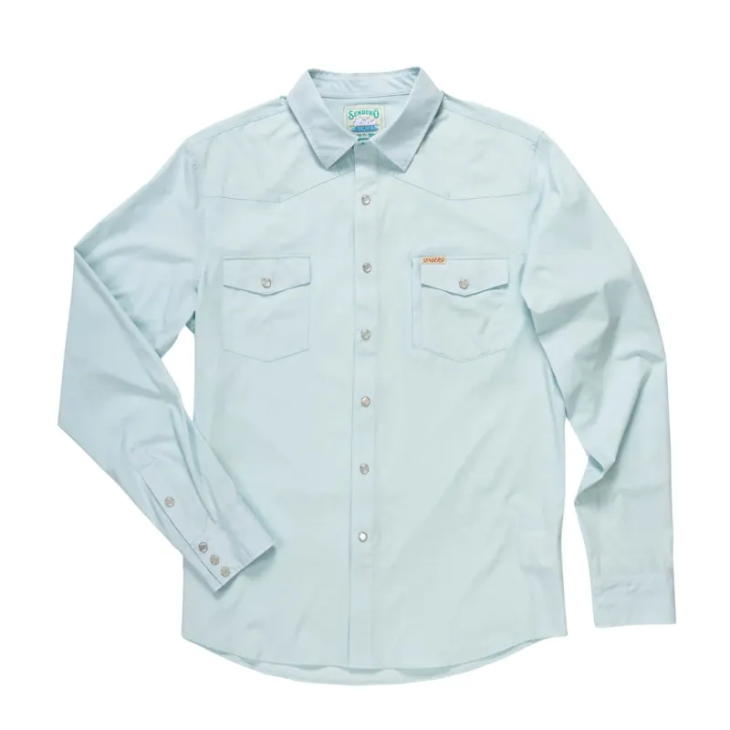 Confluence Shirt | Matagorda Sky | Sendero Provisions Co sold by Man Ready