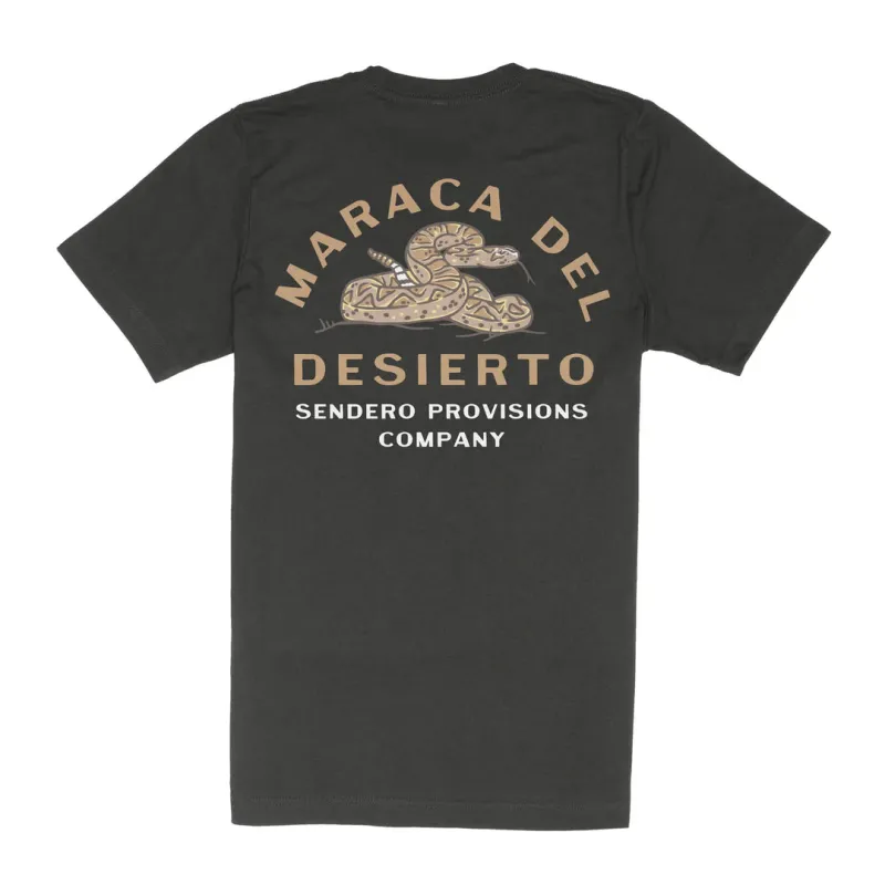 Rattlesnake Tee | Vintage Black | Sendero Provisions Co sold by Man Ready