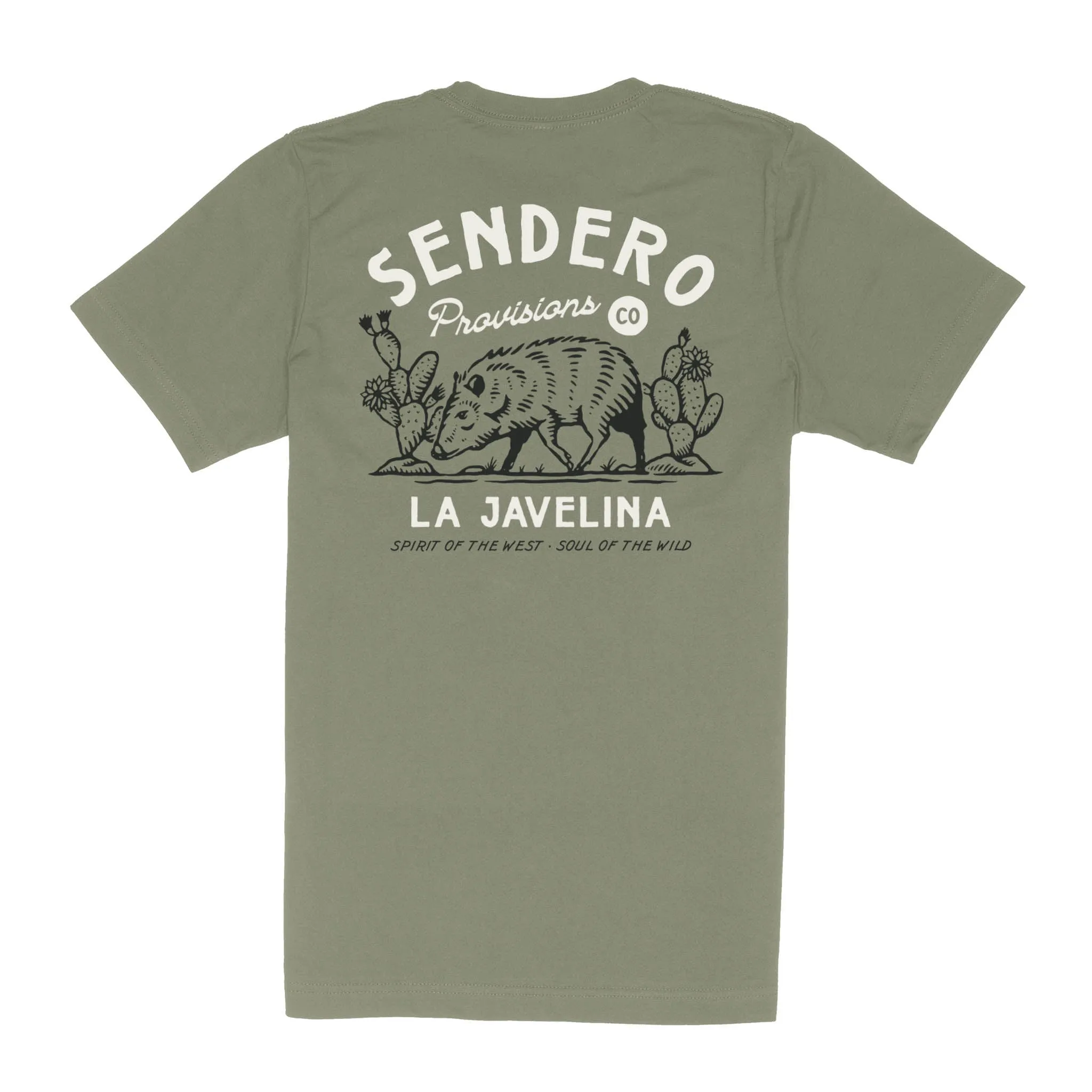 La Javelina Tee | Military Green | Sendero Provisions Co sold by Man Ready