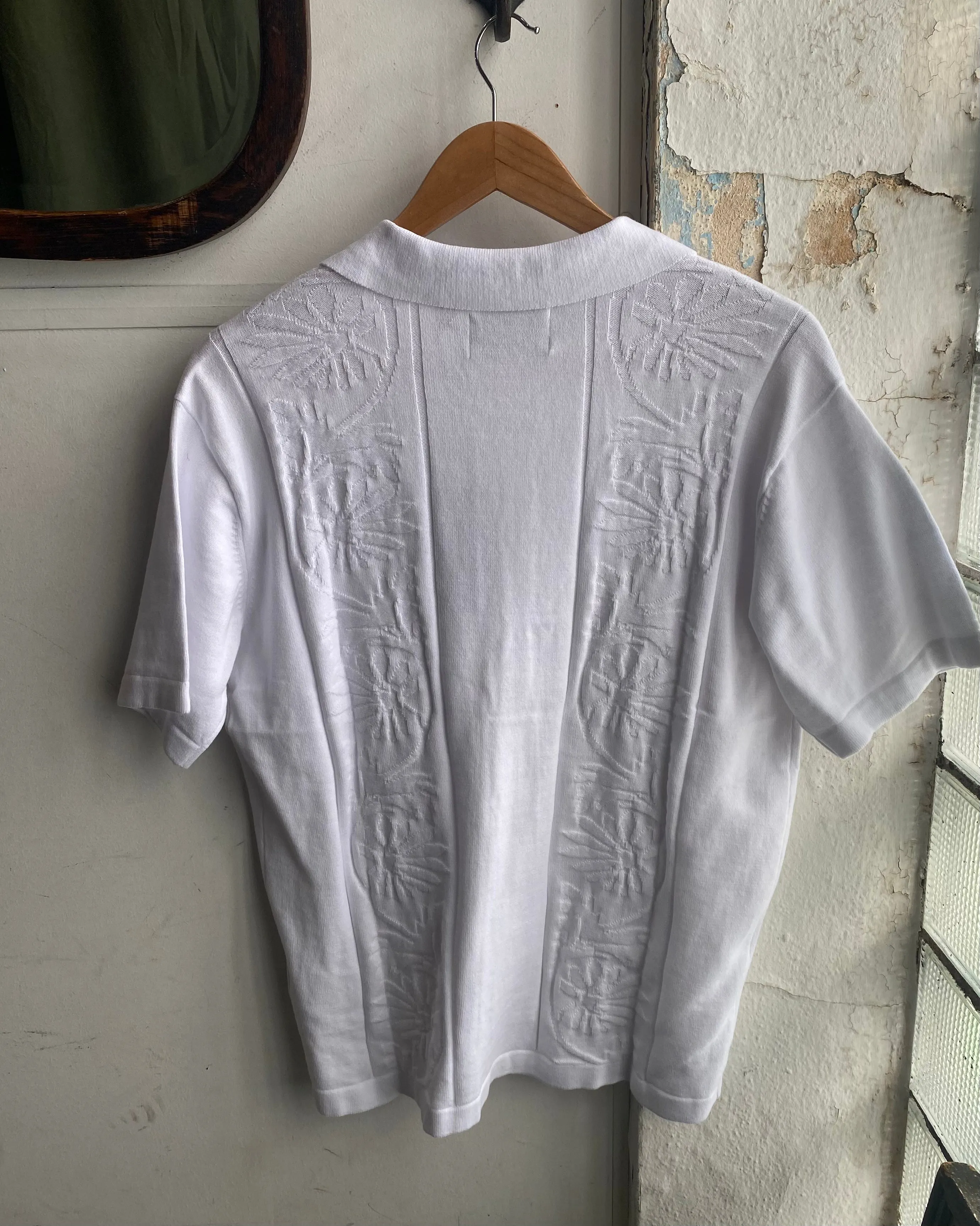 Access Knit Polo Shirt | Vintage White | Critical Slide sold by Man Ready product image thumbnail 2