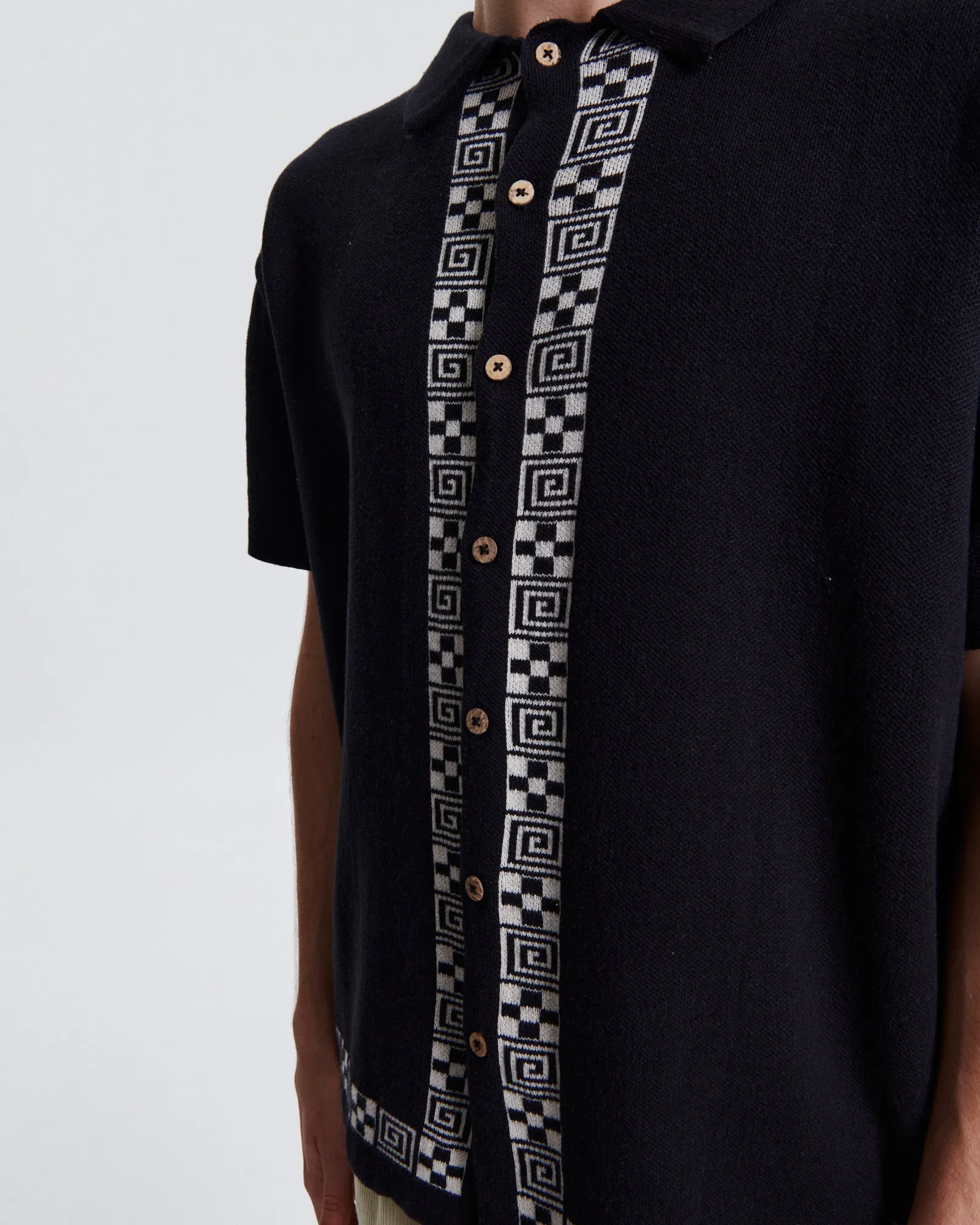 La Concha Polo Shirt | Black | Critical Slide sold by Man Ready product image thumbnail 3