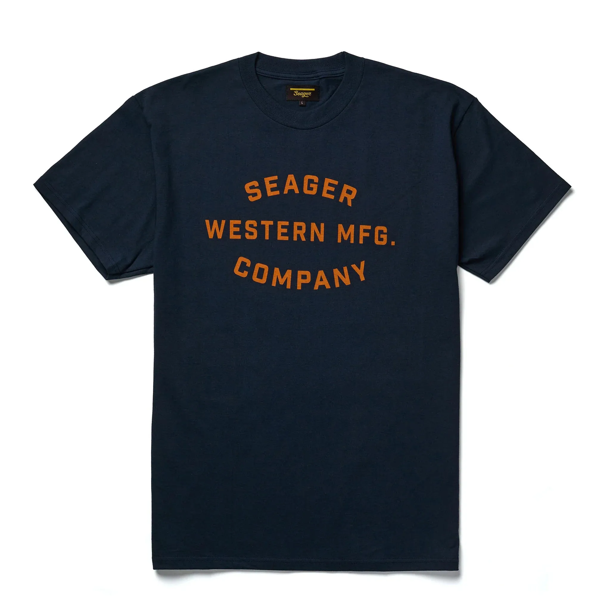 MFG. Tee | Navy | Seager Co. sold by Man Ready