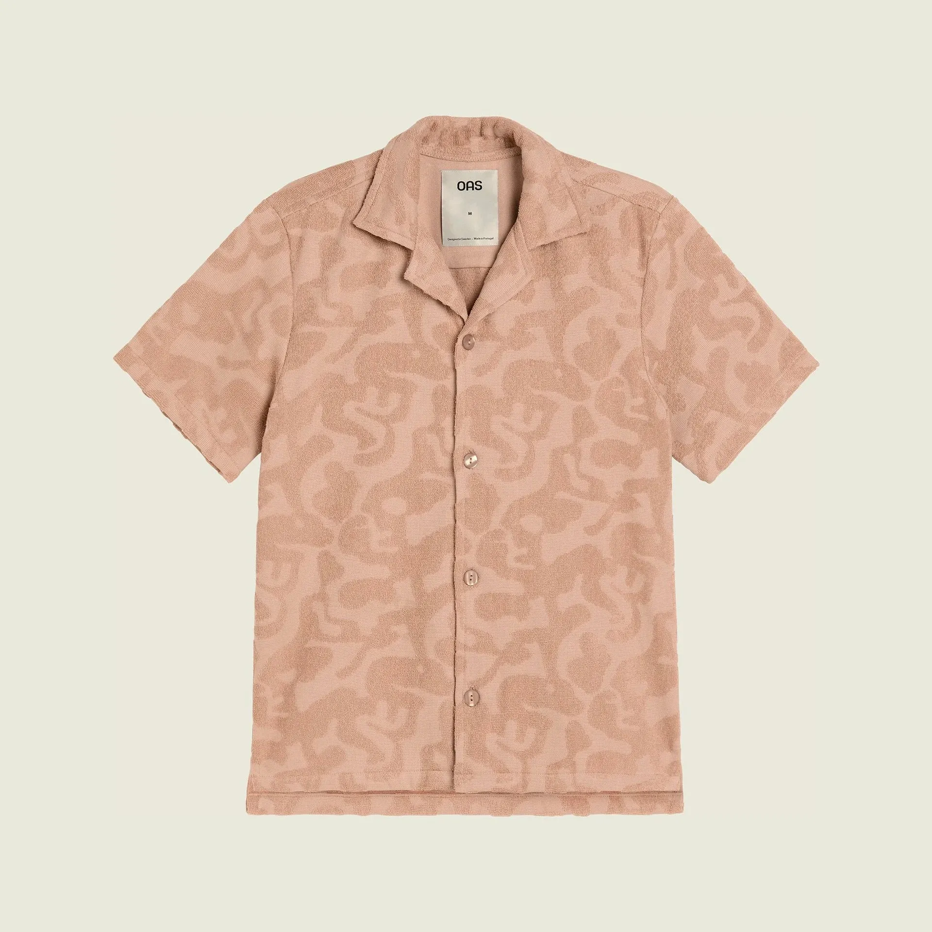 Cuba Terry Shirt | Blush Puzzlotec | OAS Company sold by Man Ready