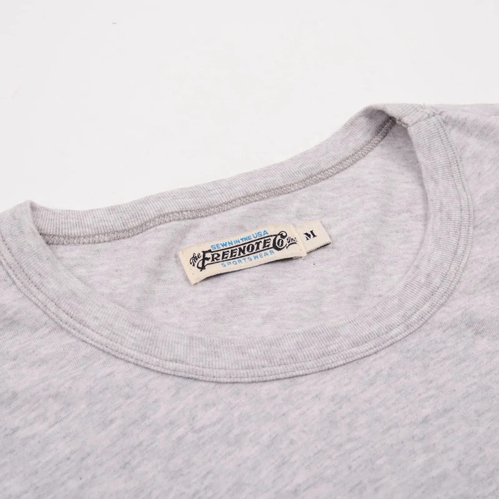 7 oz Pocket Tee | Heather Grey | Freenote Cloth sold by Man Ready product image thumbnail 4