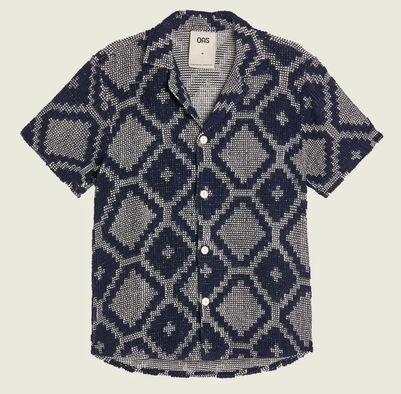 Cuba Crochet Shirt | Trastavere | OAS Company sold by Man Ready