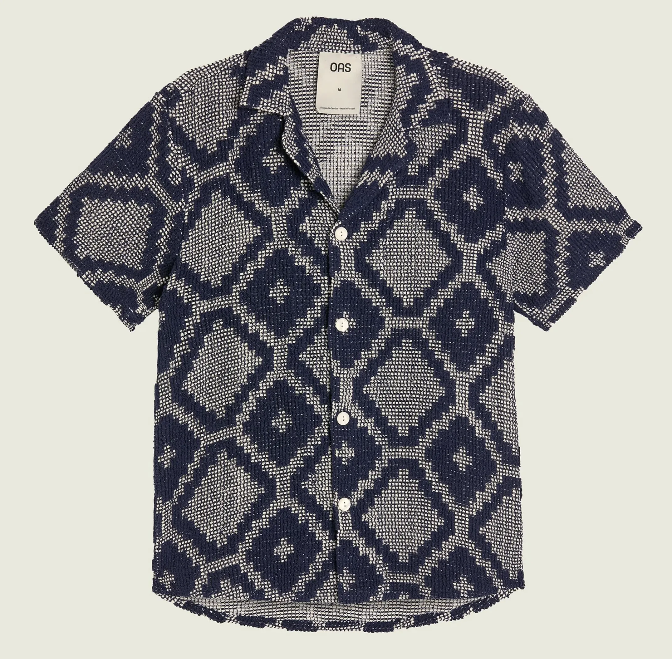 Cuba Crochet Shirt | Trastavere | OAS Company sold by Man Ready