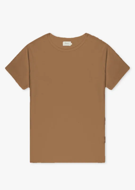 Basis S/S Tee | Sand | Monadic Clothing sold by Man Ready