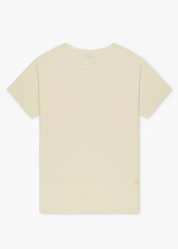 Basis S/S Tee | Bone | Monadic Clothing sold by Man Ready