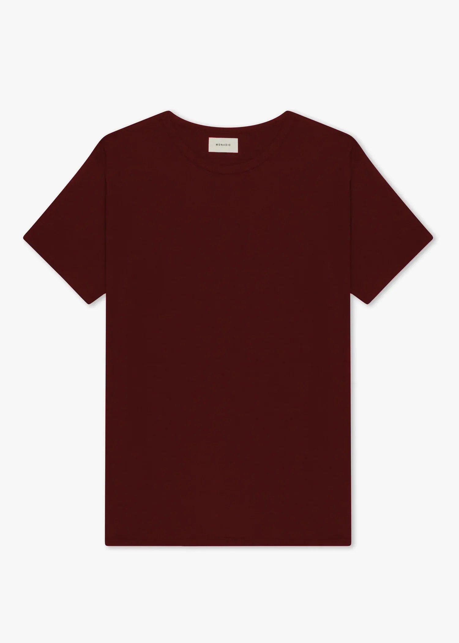 Basis S/S Tee | Russet | Monadic Clothing sold by Man Ready