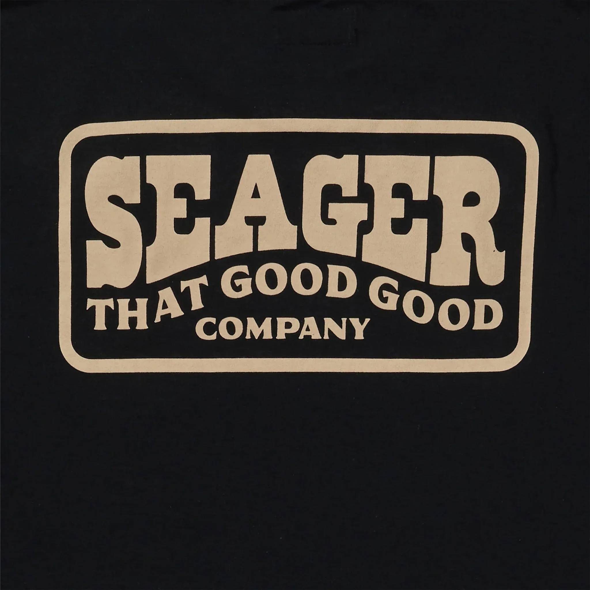 Good Good Tee | Black | Seager Co. sold by Man Ready product image thumbnail 4
