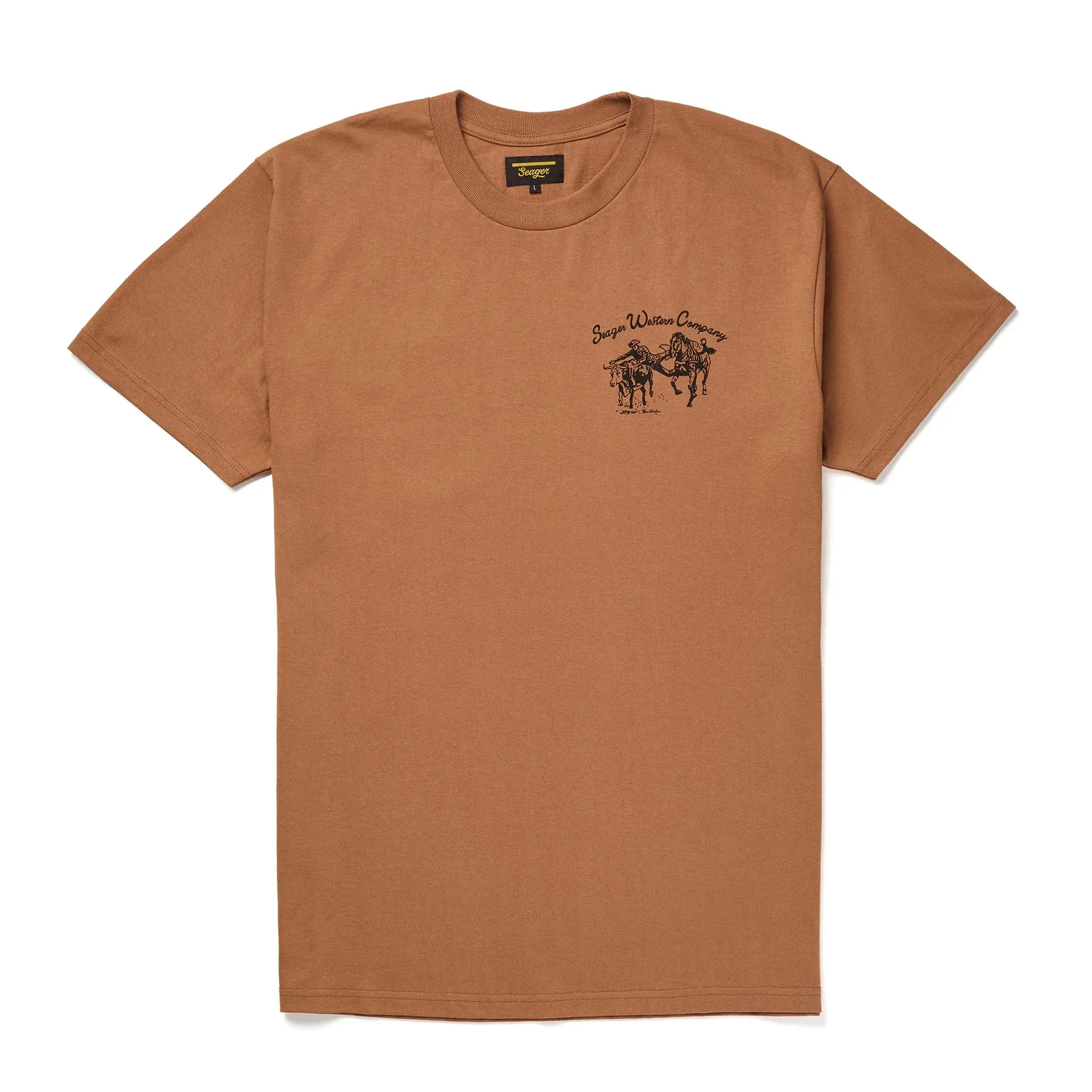 Los Rios Tee | Brown | Seager Co. sold by Man Ready product image thumbnail 2