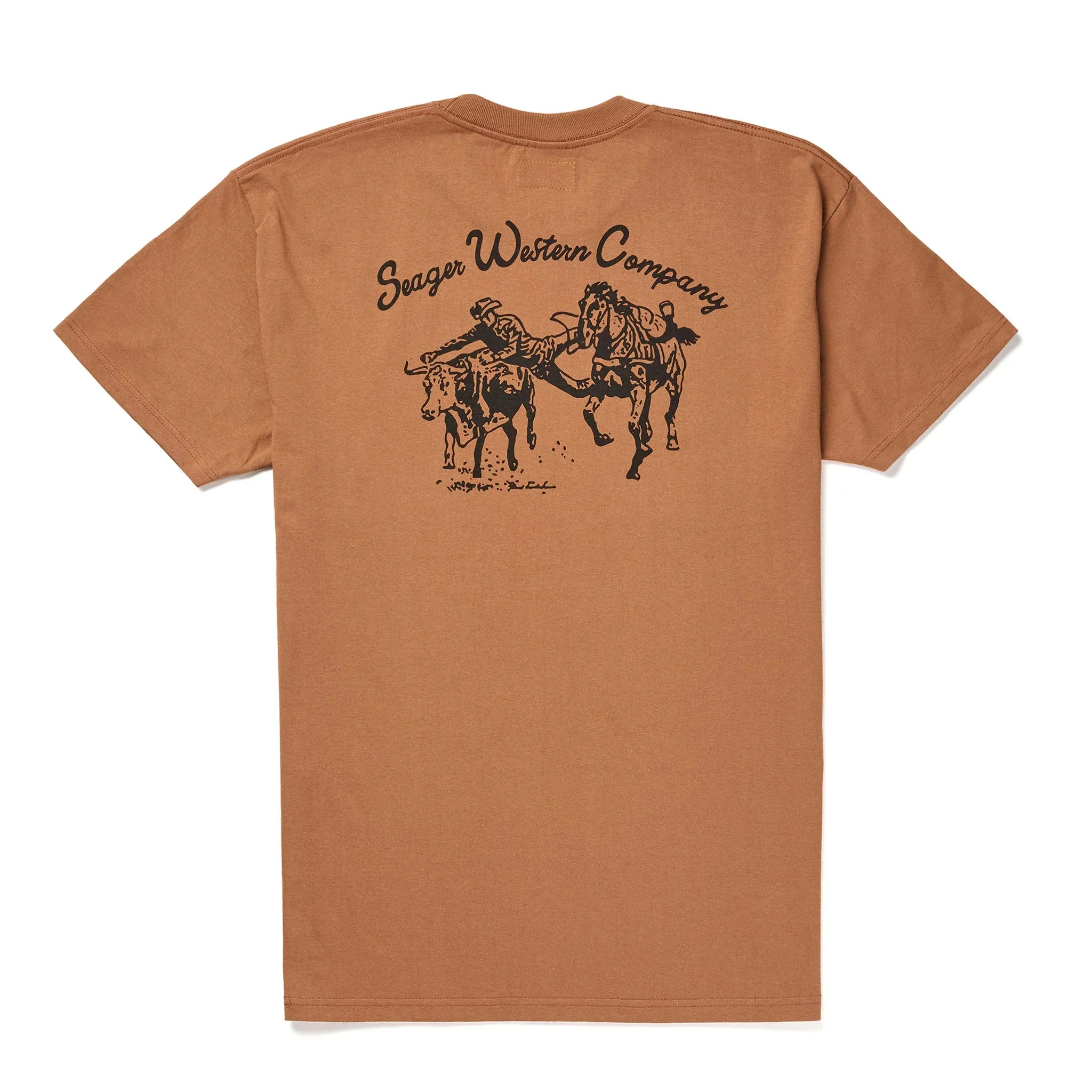 Los Rios Tee | Brown | Seager Co. sold by Man Ready