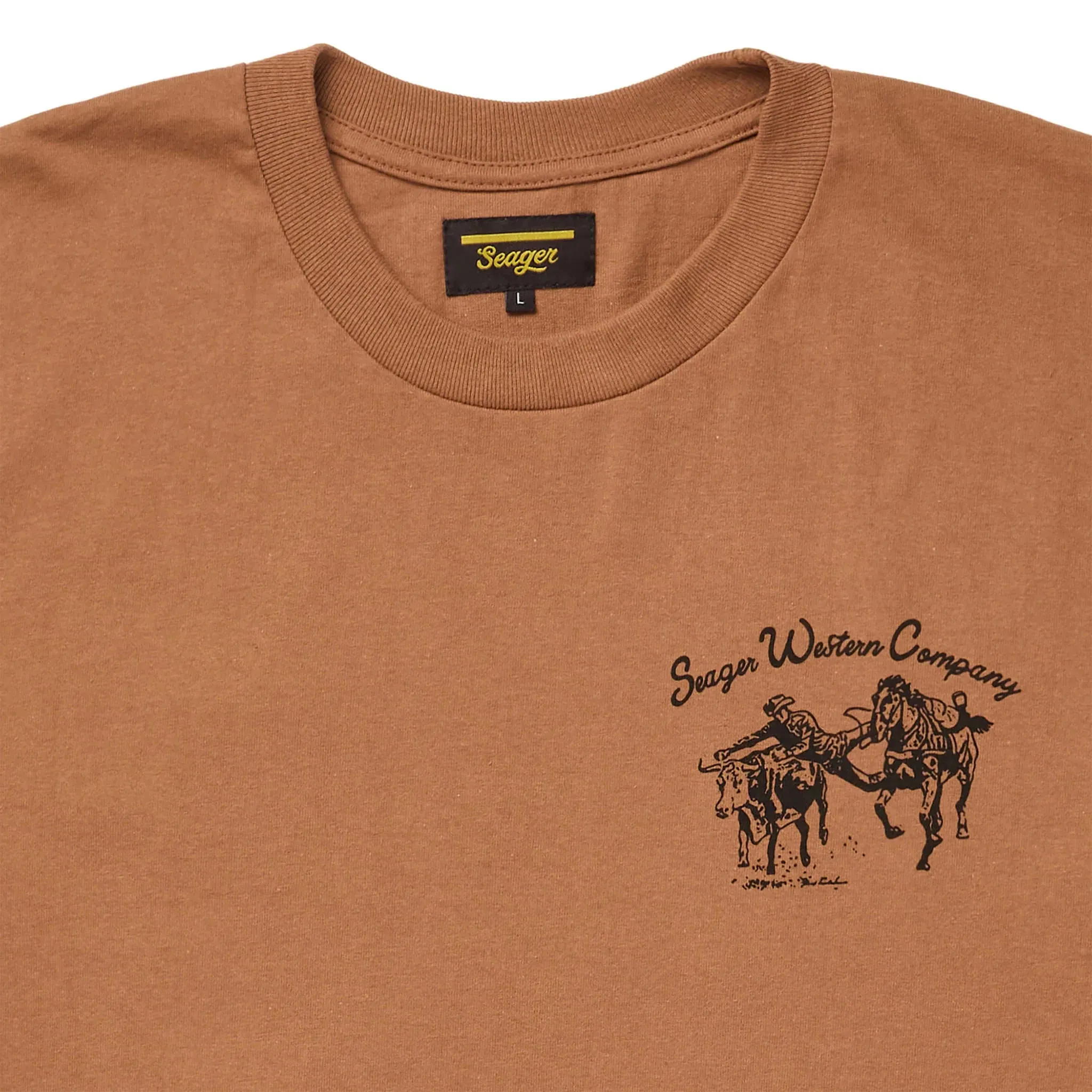Los Rios Tee | Brown | Seager Co. sold by Man Ready product image thumbnail 3