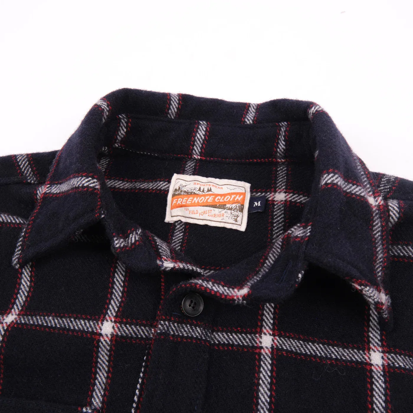 Kamas Shirt | Navy Plaid | Freenote Cloth sold by Man Ready product image thumbnail 4