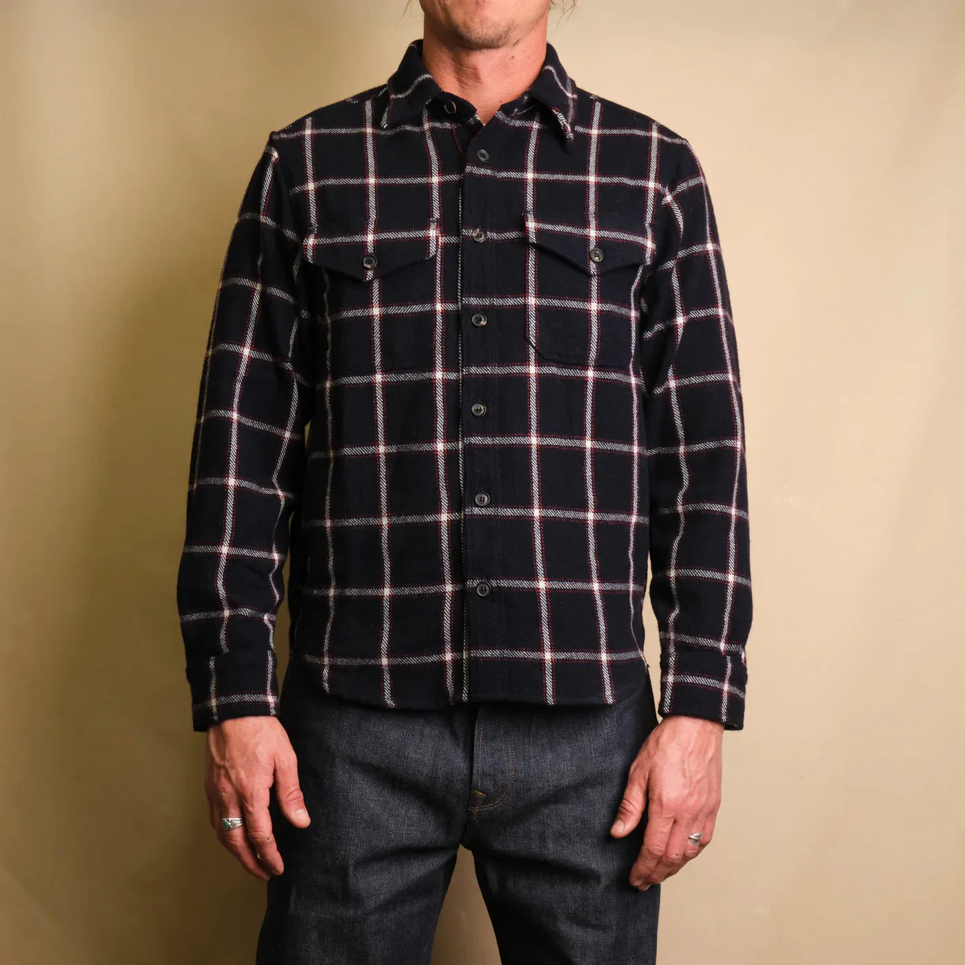 Kamas Shirt | Navy Plaid | Freenote Cloth sold by Man Ready product image thumbnail 2