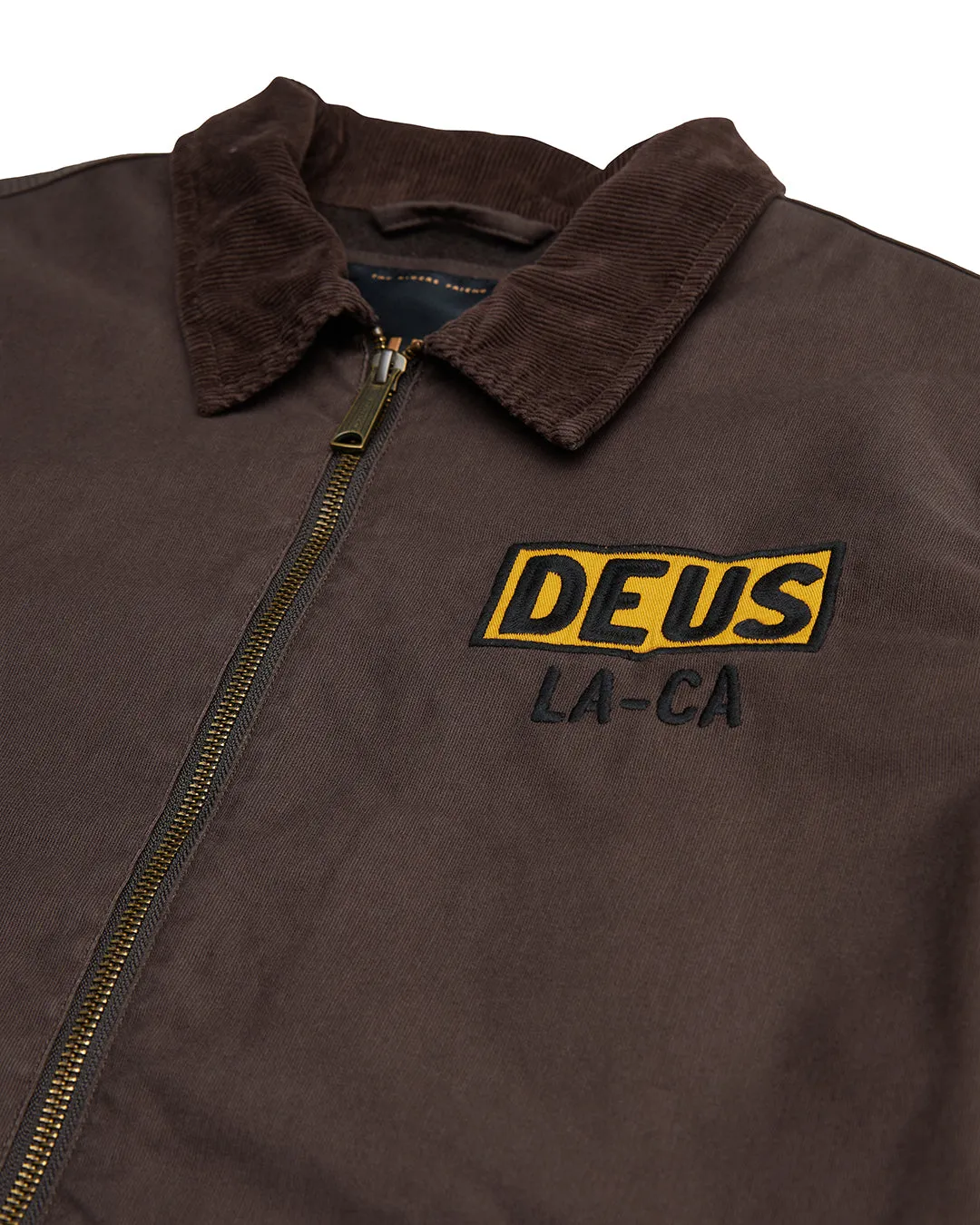 Super Stitious Jacket | Chocolate Brown | Deus Ex Machina sold by Man Ready product image thumbnail 3