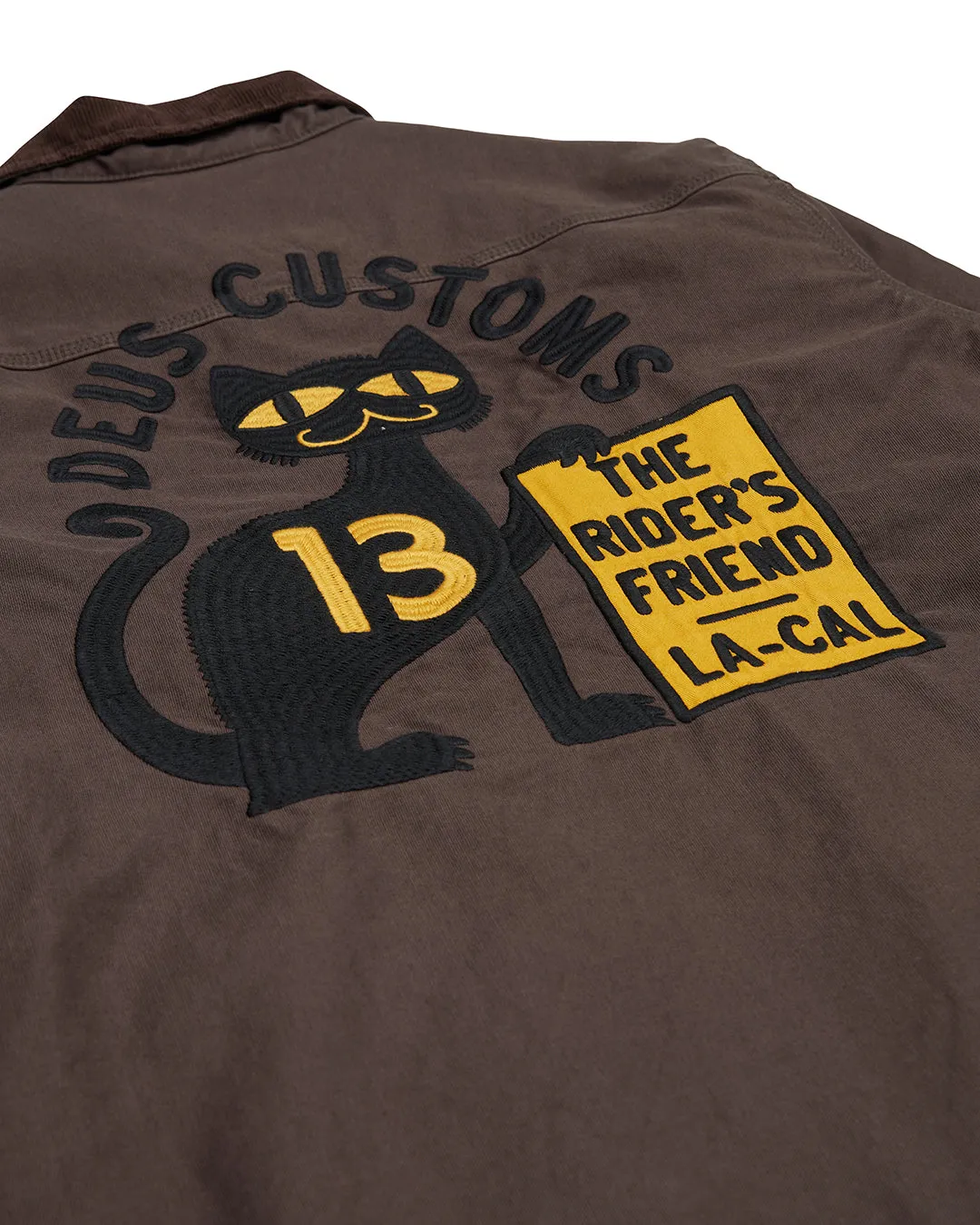 Super Stitious Jacket | Chocolate Brown | Deus Ex Machina sold by Man Ready product image thumbnail 5