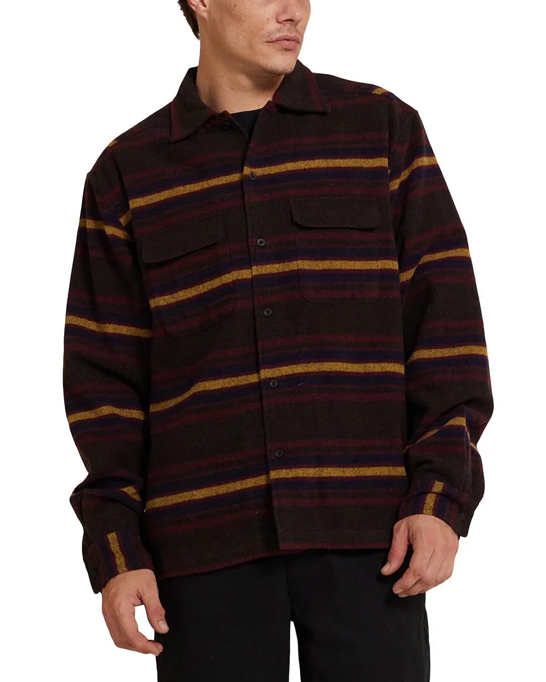 Moto Stripe Shirt | Deus Ex Machina sold by Man Ready product image thumbnail 5