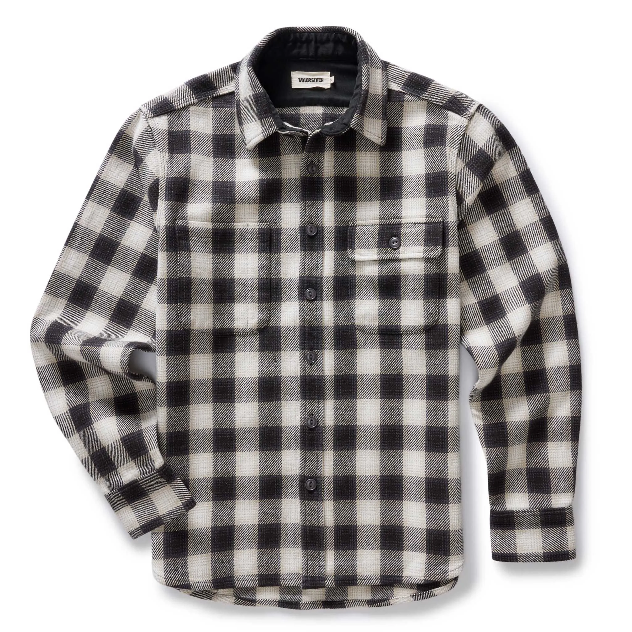 The Moto Utility Shirt | White Smoke Plaid | Taylor Stitch sold by Man Ready product image thumbnail 2
