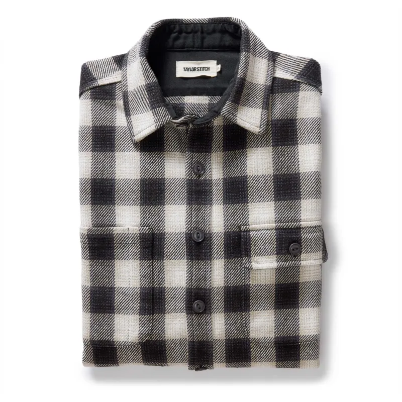 The Moto Utility Shirt | White Smoke Plaid | Taylor Stitch made by Taylor Stitch