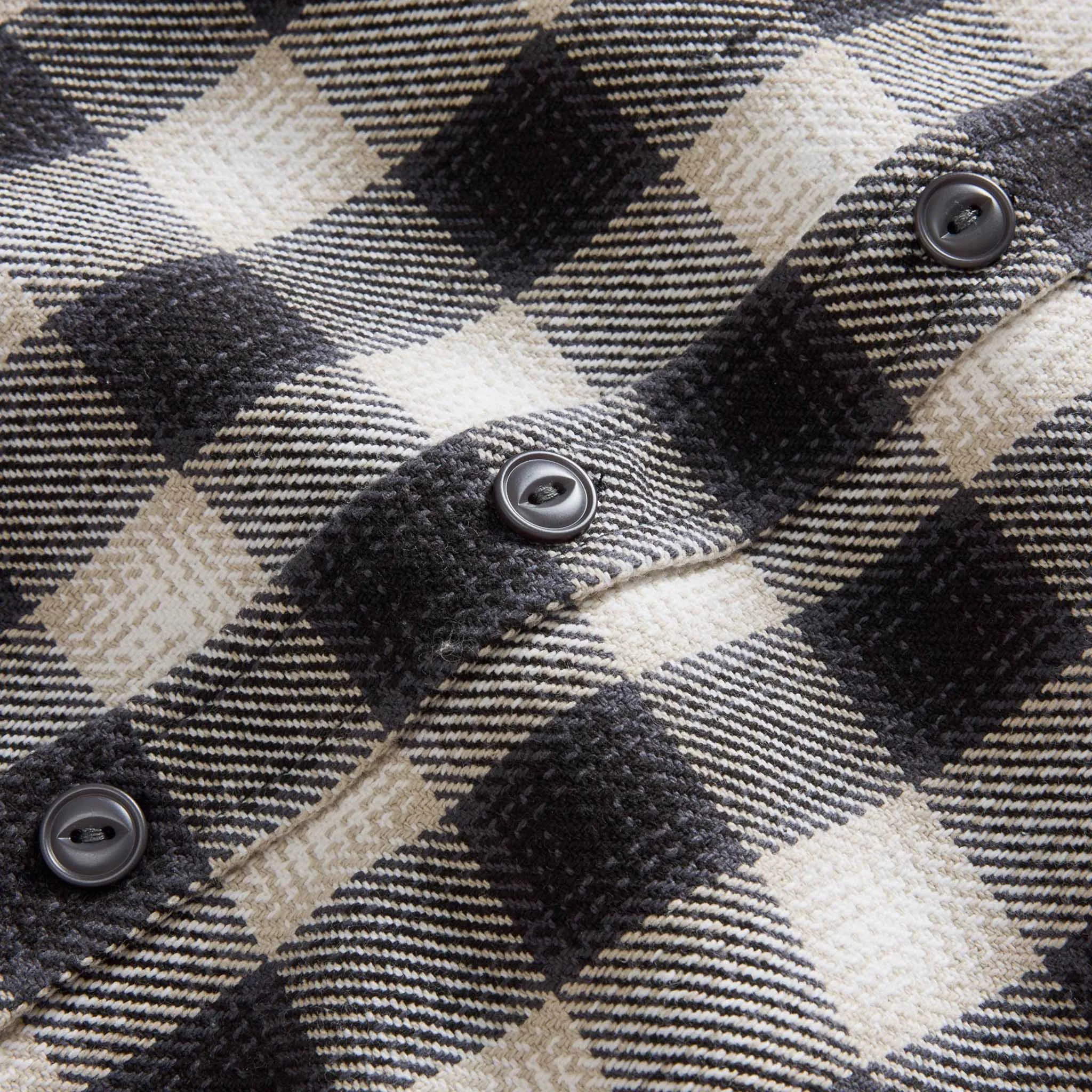 The Moto Utility Shirt | White Smoke Plaid | Taylor Stitch sold by Man Ready product image thumbnail 4