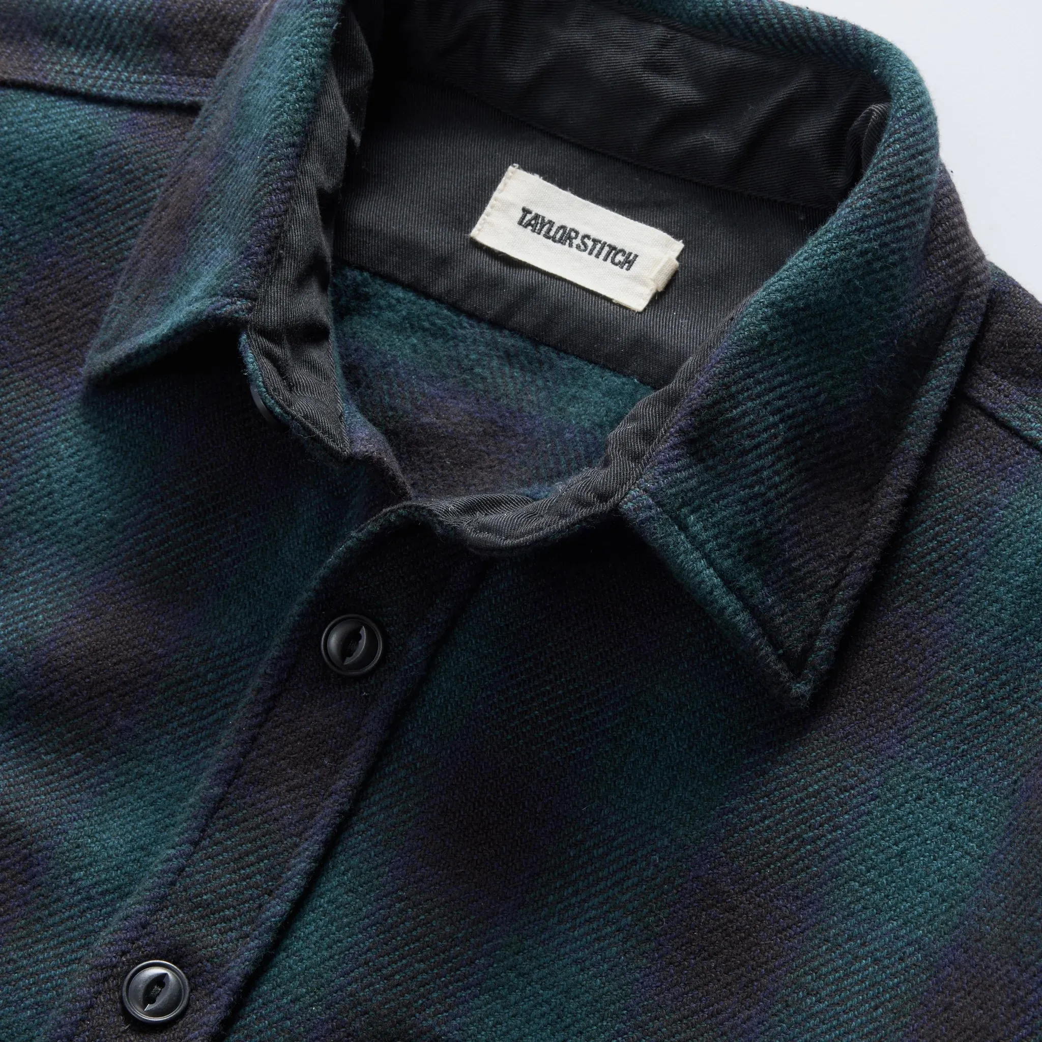 The Moto Utility Shirt | Black Pine Plaid | Taylor Stitch sold by Man Ready product image thumbnail 3