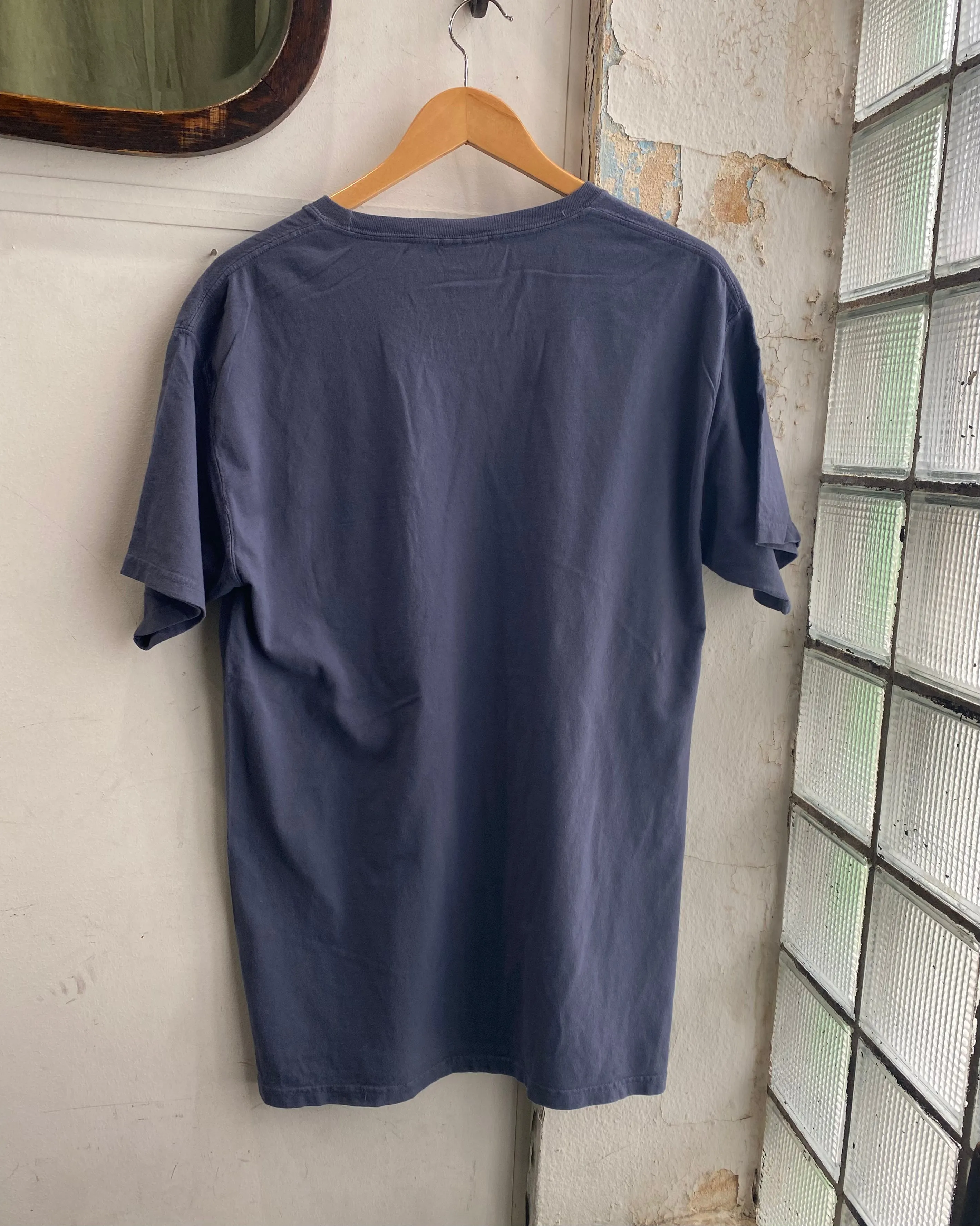 Graphic Pocket Tee | Work Hard Live Well | Denim | Manready Mercantile sold by Man Ready product image thumbnail 5