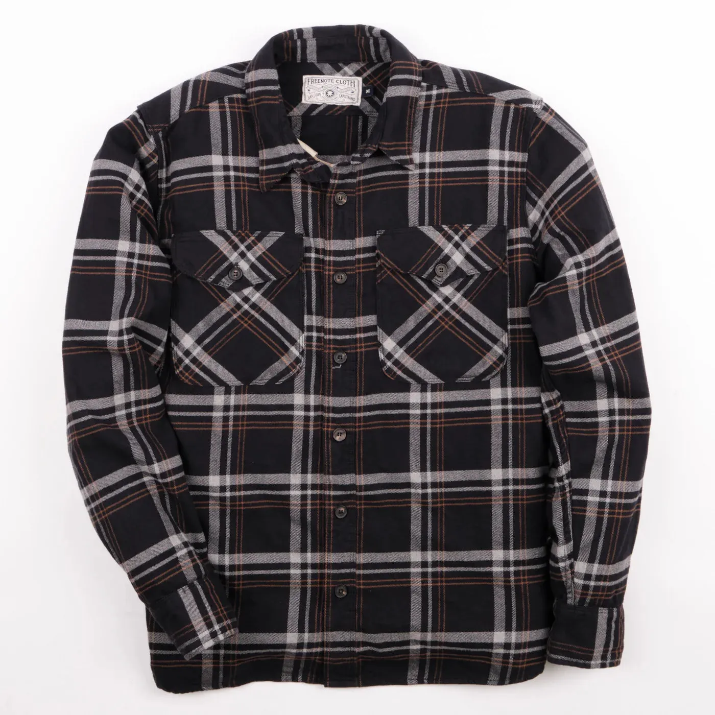 Utility Shirt | Black Plaid | Freenote Cloth sold by Man Ready