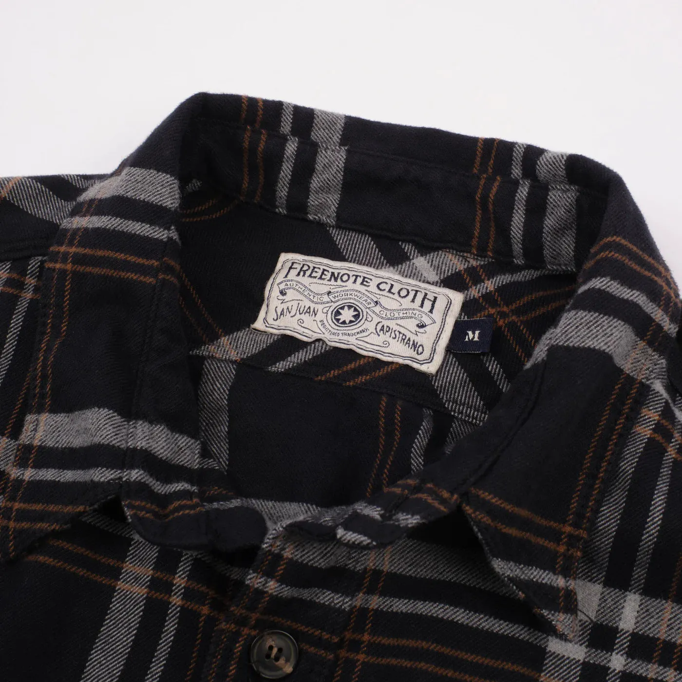Utility Shirt | Black Plaid | Freenote Cloth sold by Man Ready product image thumbnail 3