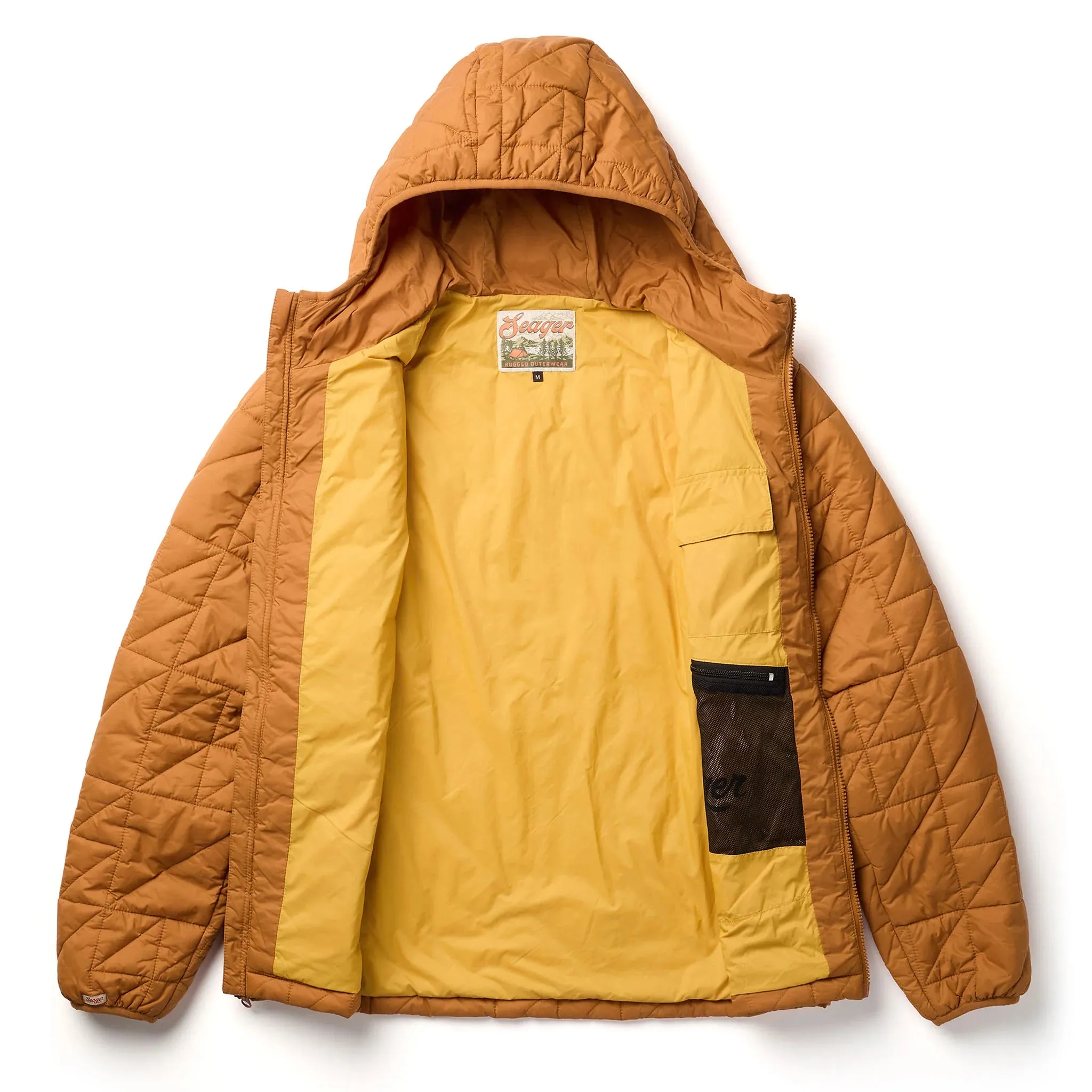 Ruff & Tuff Puff Jacket | Rust | Seager Co. sold by Man Ready product image thumbnail 2