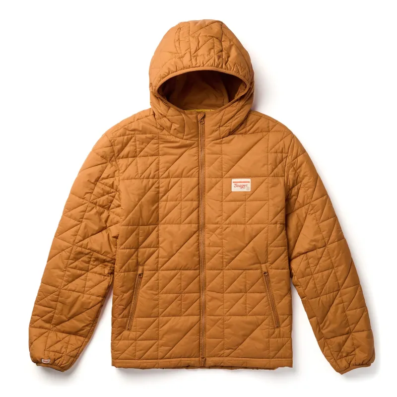 Ruff & Tuff Puff Jacket | Rust | Seager Co. sold by Man Ready