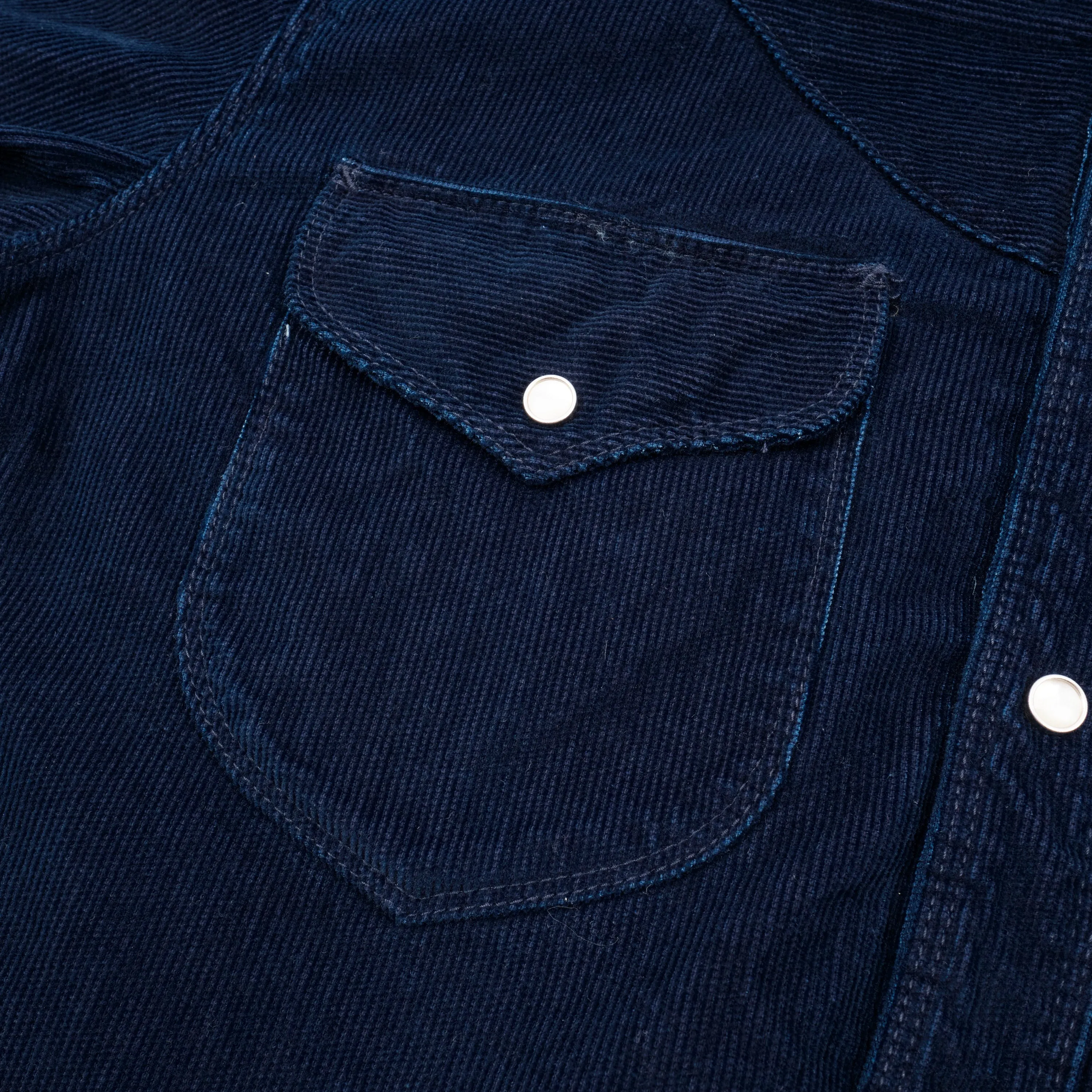 Packard Shirt | Indigo Corduroy | Freenote Cloth sold by Man Ready product image thumbnail 2