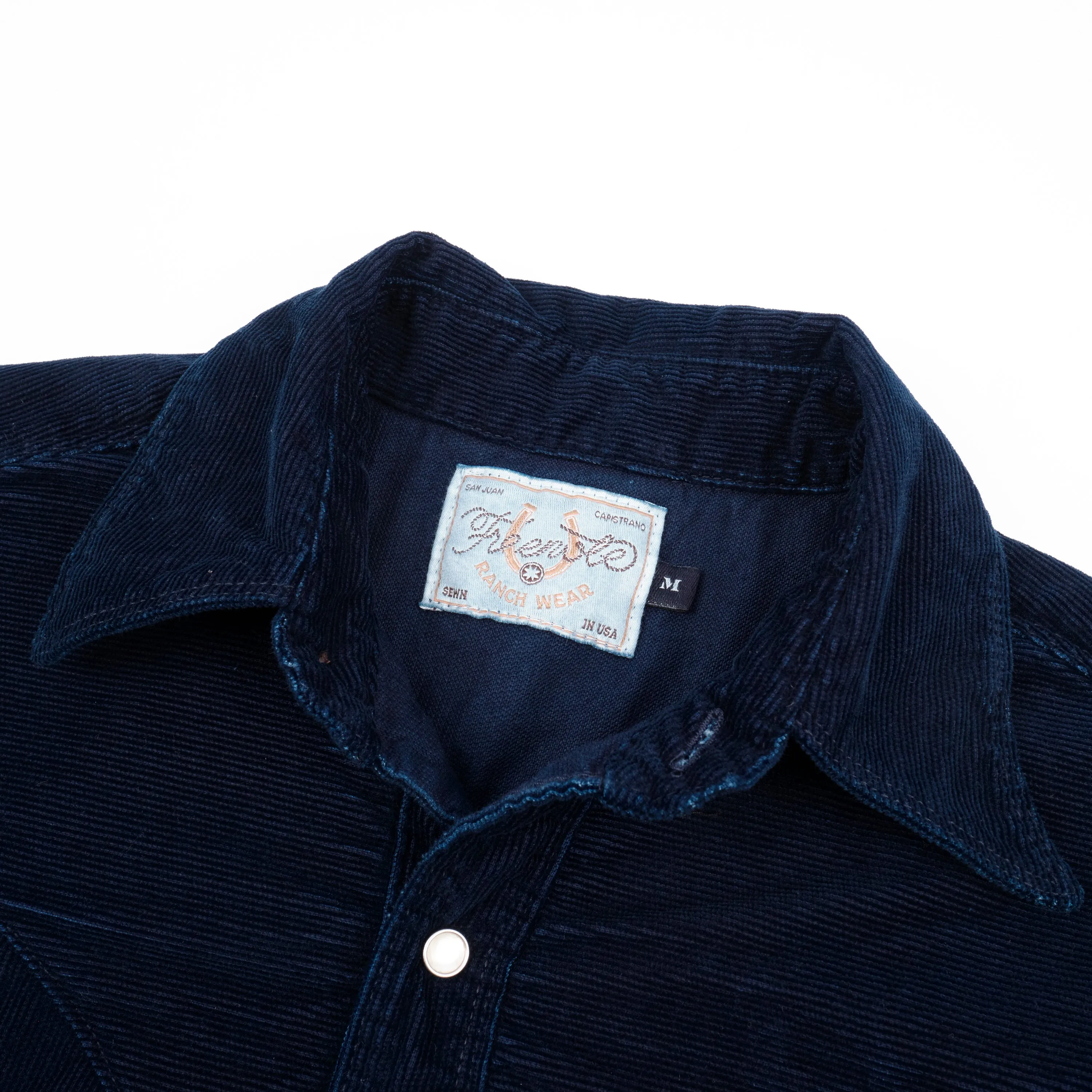 Packard Shirt | Indigo Corduroy | Freenote Cloth sold by Man Ready product image thumbnail 4