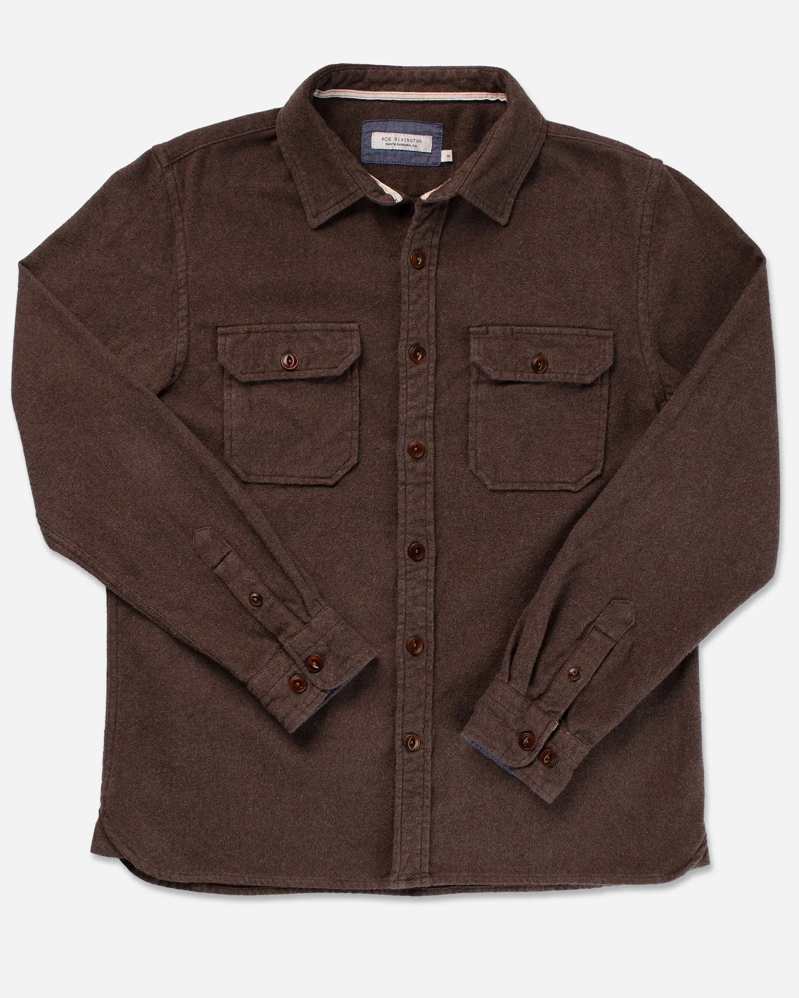 Winter Flannel Shirt | Cedar | Ace Rivington sold by Man Ready
