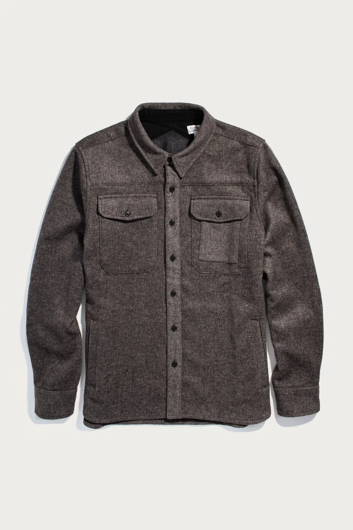 Fielding Shirt Jacket | Walnut Twill | Bridge & Burn sold by Man Ready