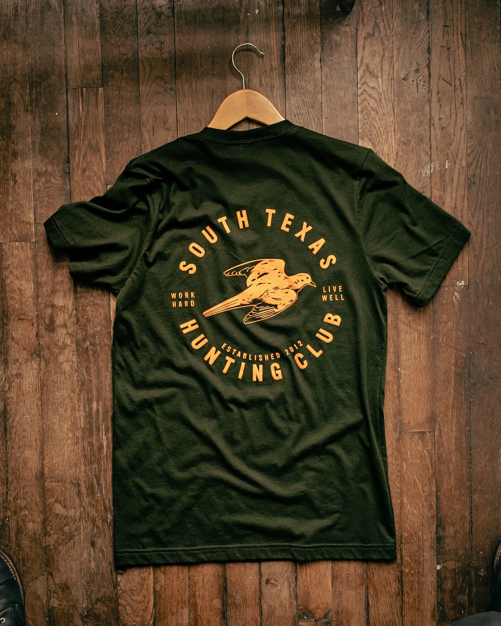 Graphic Tee | South Texas Hunting Club | Dark Olive | Manready Mercantile sold by Man Ready