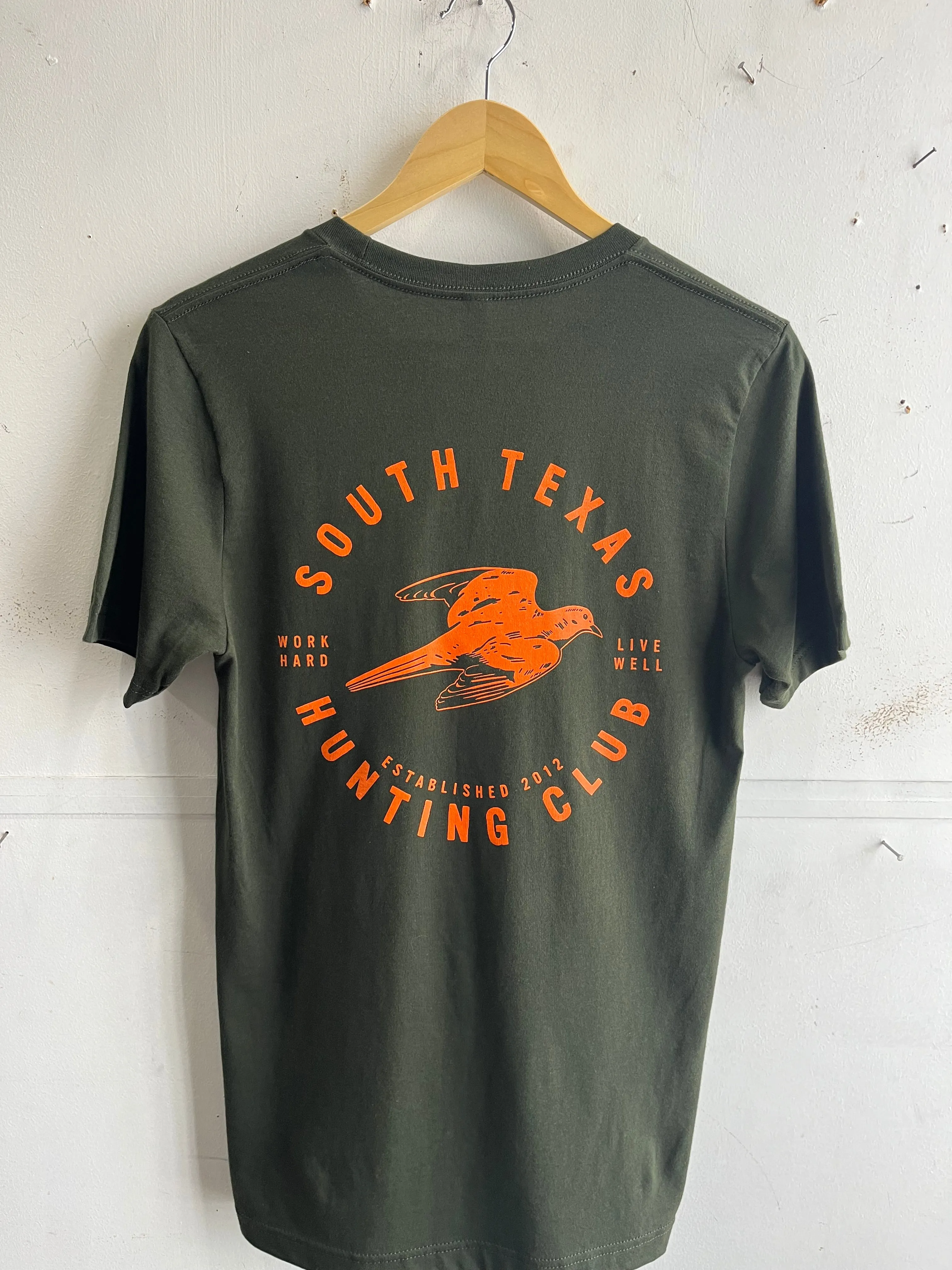 Graphic Tee | South Texas Hunting Club | Dark Olive | Manready Mercantile sold by Man Ready product image thumbnail 4