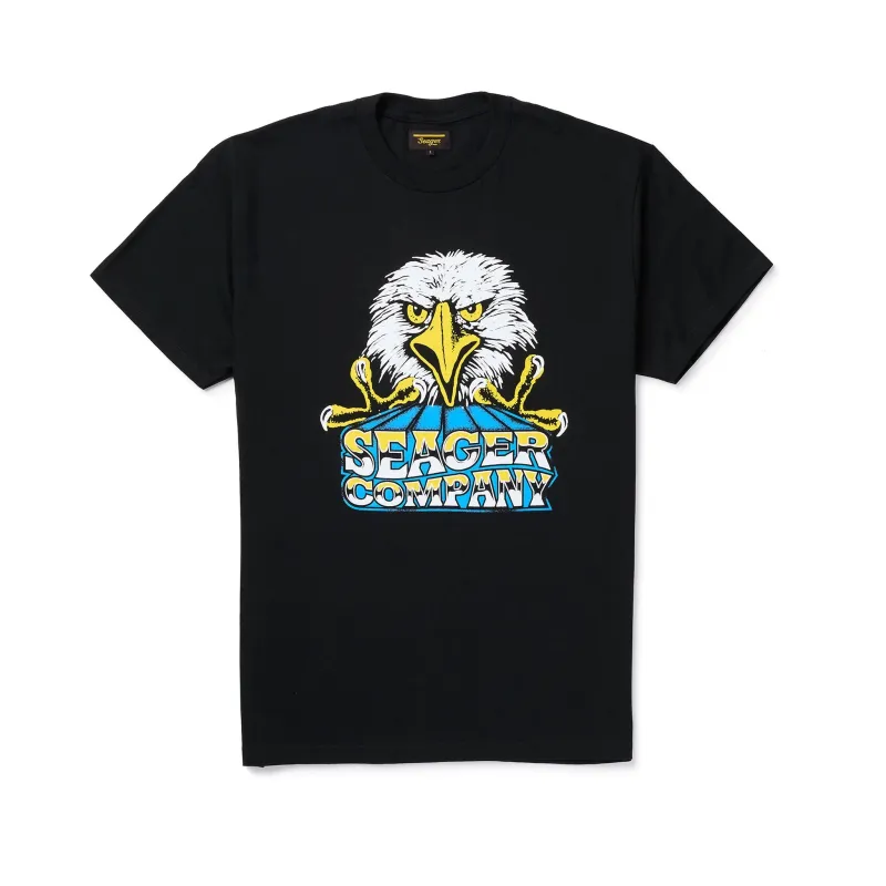 Baldy Tee | Black | Seager Co. sold by Man Ready