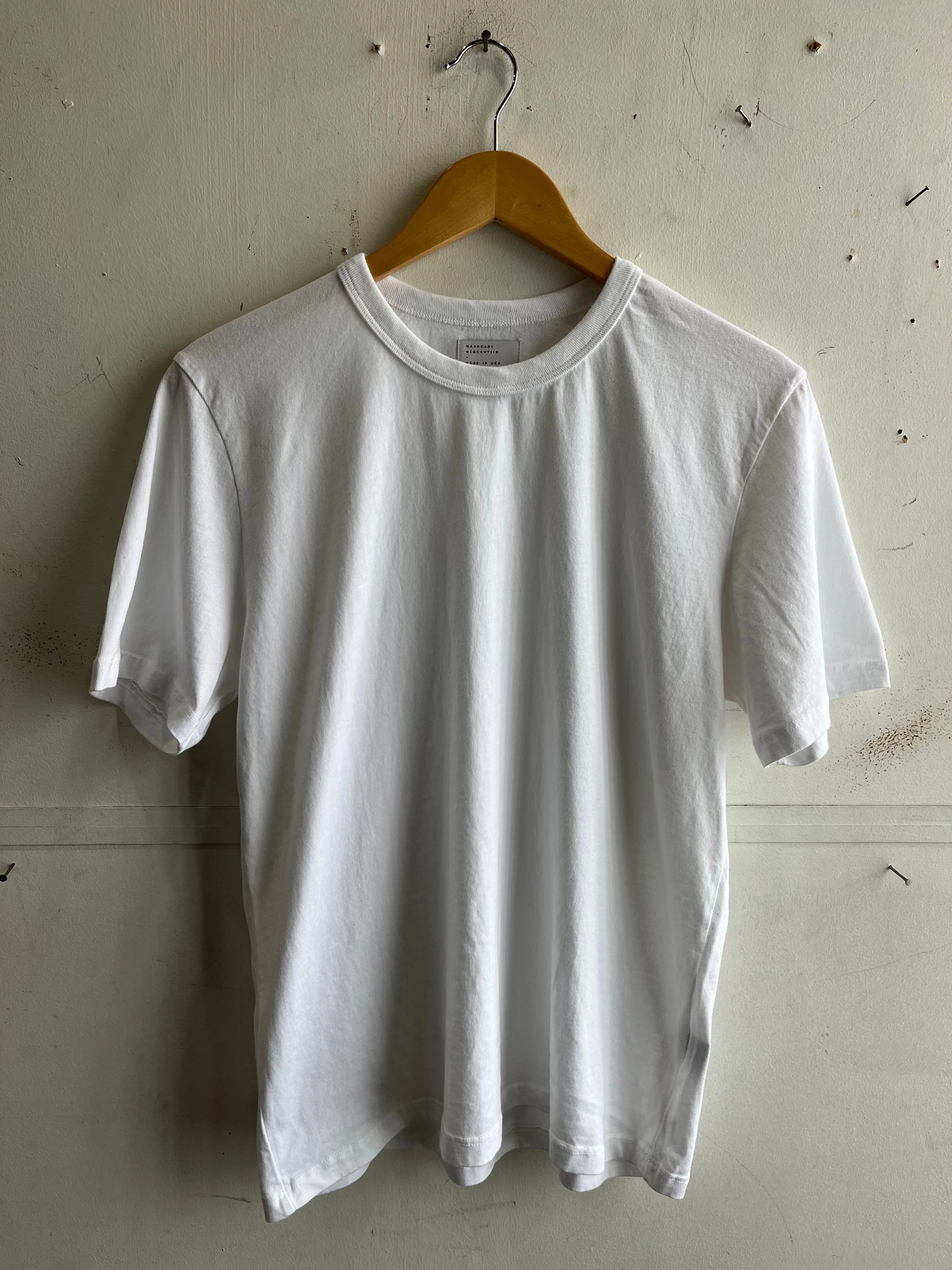 Basic 10 oz Tee | White | Manready Mercantile sold by Man Ready