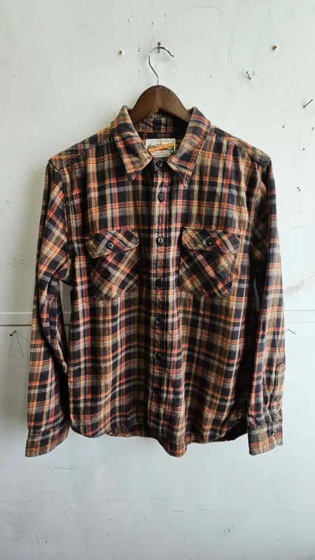 Jepson Shirt | Black Plaid | Freenote Cloth sold by Man Ready