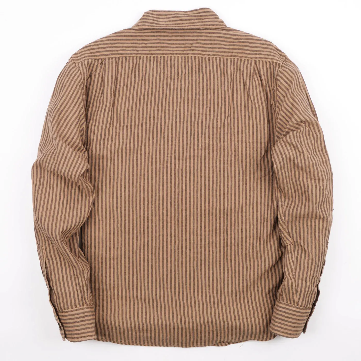 Wells Shirt | Gold Stripe | Freenote Cloth sold by Man Ready product image thumbnail 4