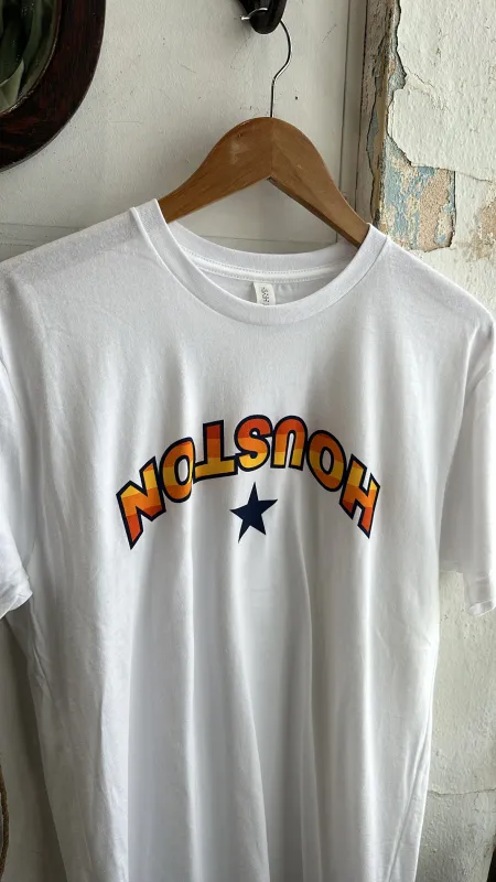 Graphic Tee | Upside Down Retro Houston | Manready Mercantile made by Man Ready