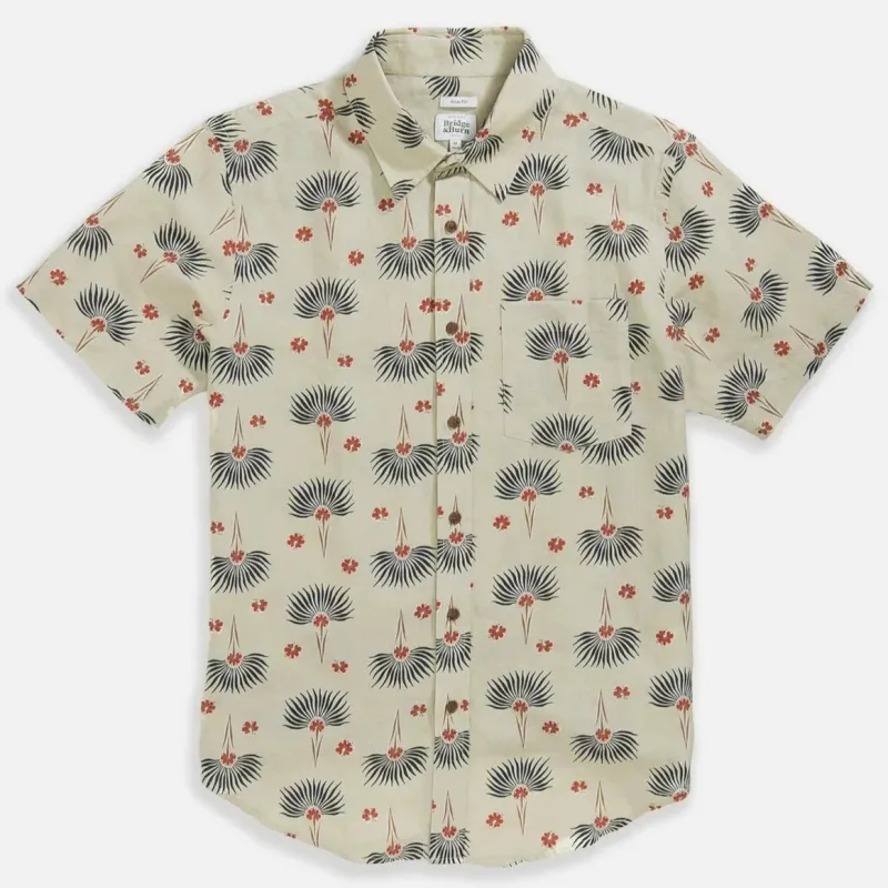 Harbor Slim Shirt | Aloha Floral | Bridge & Burn sold by Man Ready