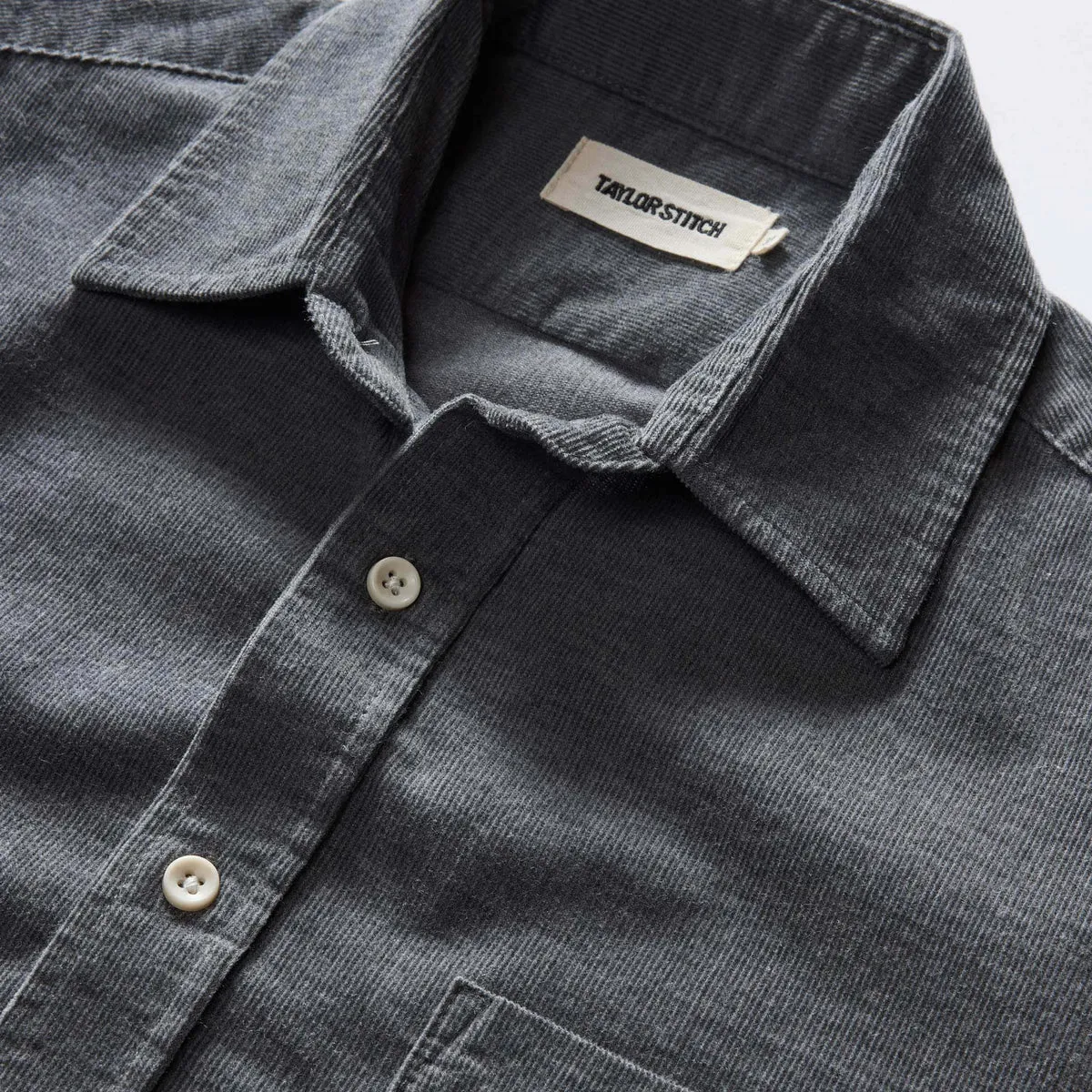 The Short Sleeve California | Heather Slate Cord | Taylor Stitch sold by Man Ready product image thumbnail 2